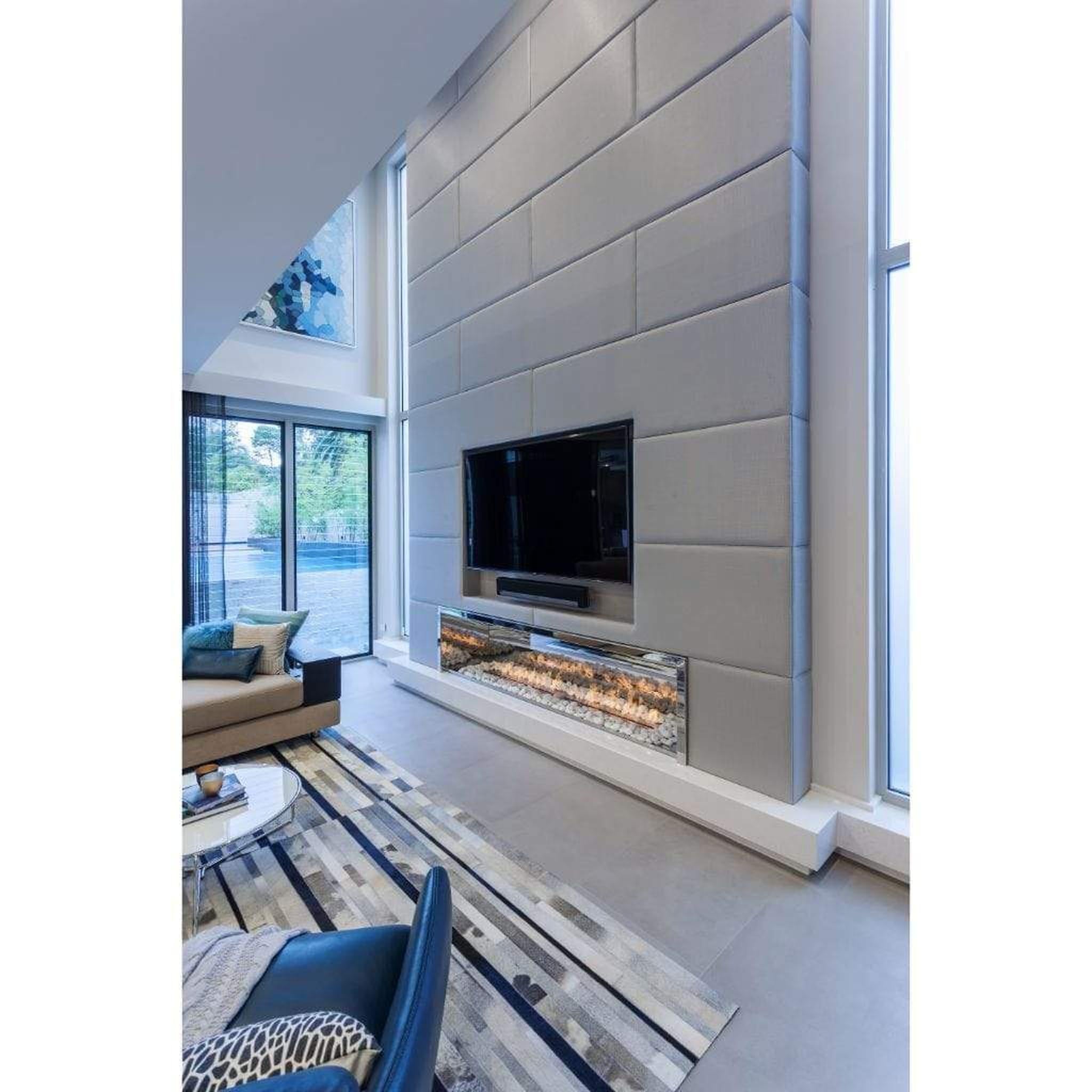 EcoSmart Fire 36" XL900 Stainless Steel Ethanol Burner with Flame Control by MAD Design Group