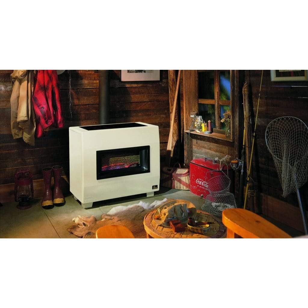 Empire LuxoHeat 34" Visual Flame Room Heater + Blower