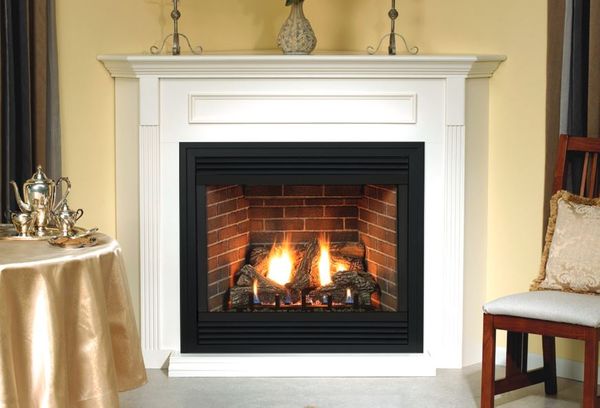 Empire DVP36FP Tahoe 36-inch Premium Direct Vent Propane Gas Fireplace - Millivolt Control With On/Off Switch