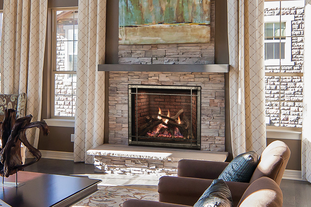 Empire Rushmore 40 inch Electronic Ignition Direct Vent Gas Fireplace 45,000 BTU