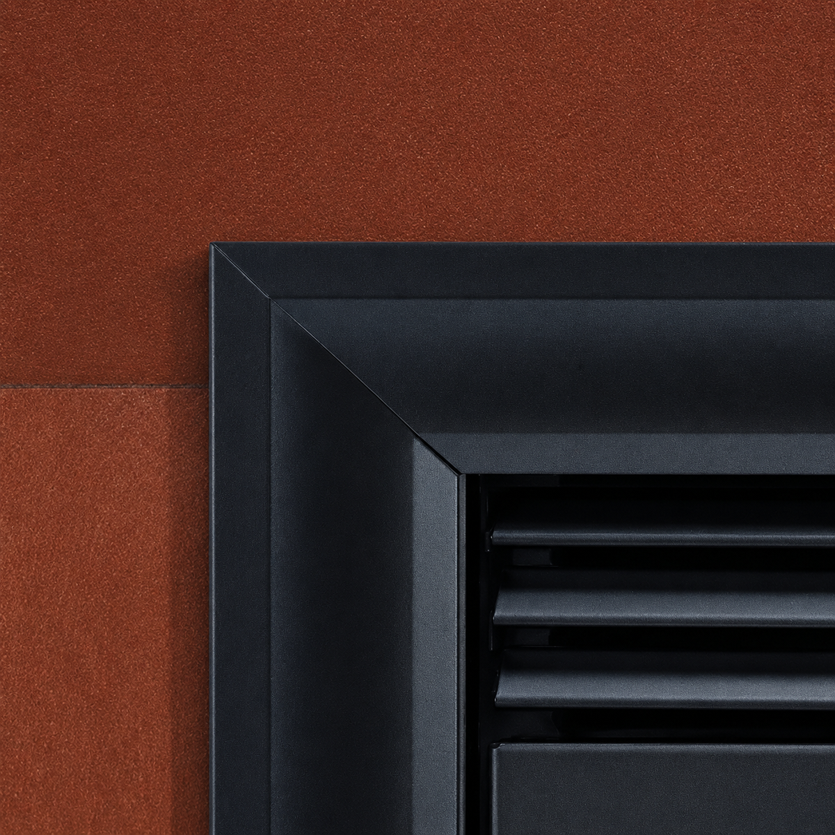 Empire DVF4BL 3-Piece Black Steel Frame for 48" Fireplace