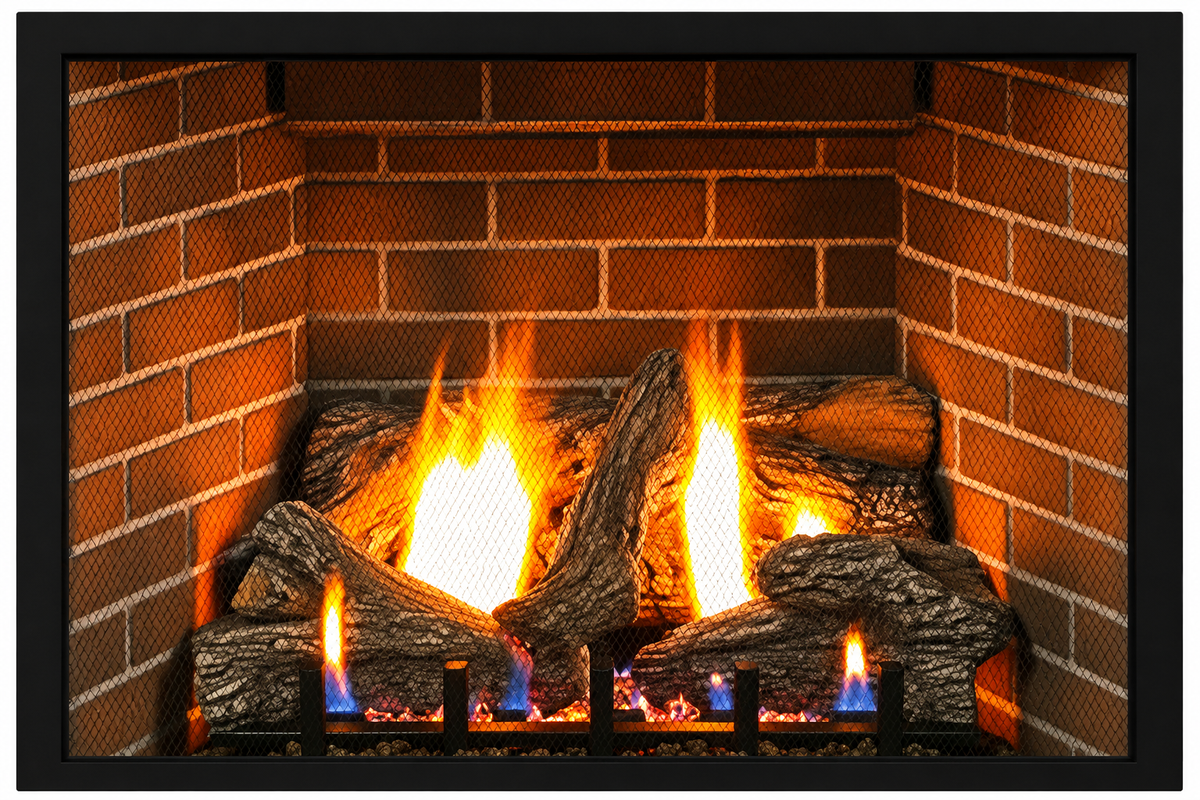 Empire Tahoe Premium 48" Zero Clearance Direct Vent Gas Fireplace with Log Set
