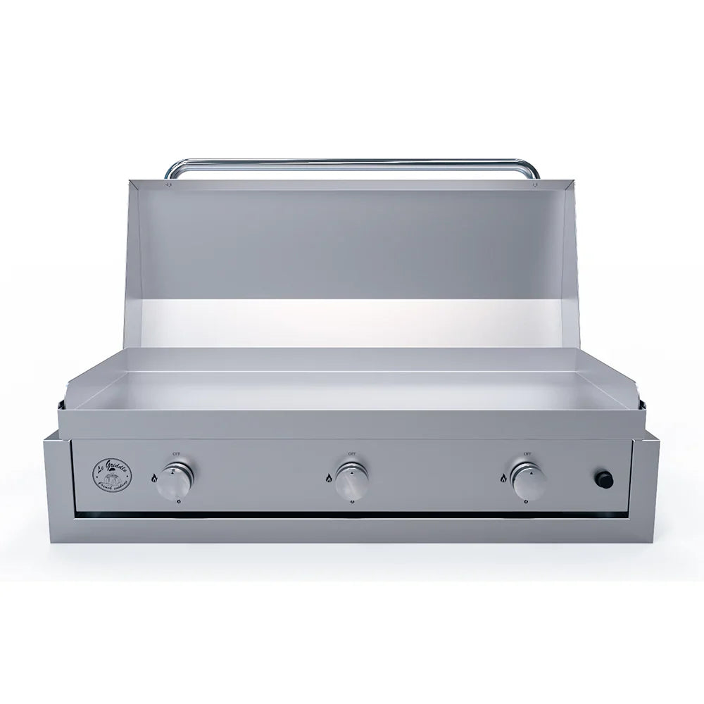 Le Griddle 41” Ultimate 3-Burner Gas Griddle –  Stainless Steel with Dual Plate System