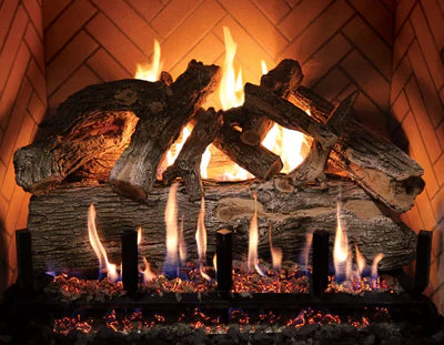Grand Canyon Gas Logs - Arizona Weathered Oak Jumbo Slimline Gas Logs