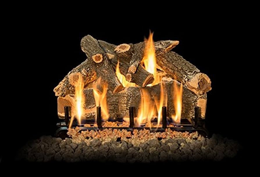 Grand Canyon Gas Logs - Arizona Weathered Oak See Through Vented Gas Logs