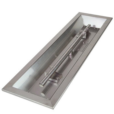 Grand Canyon Gas Logs Outdoor Linear Drop-In Pan with T-Burner