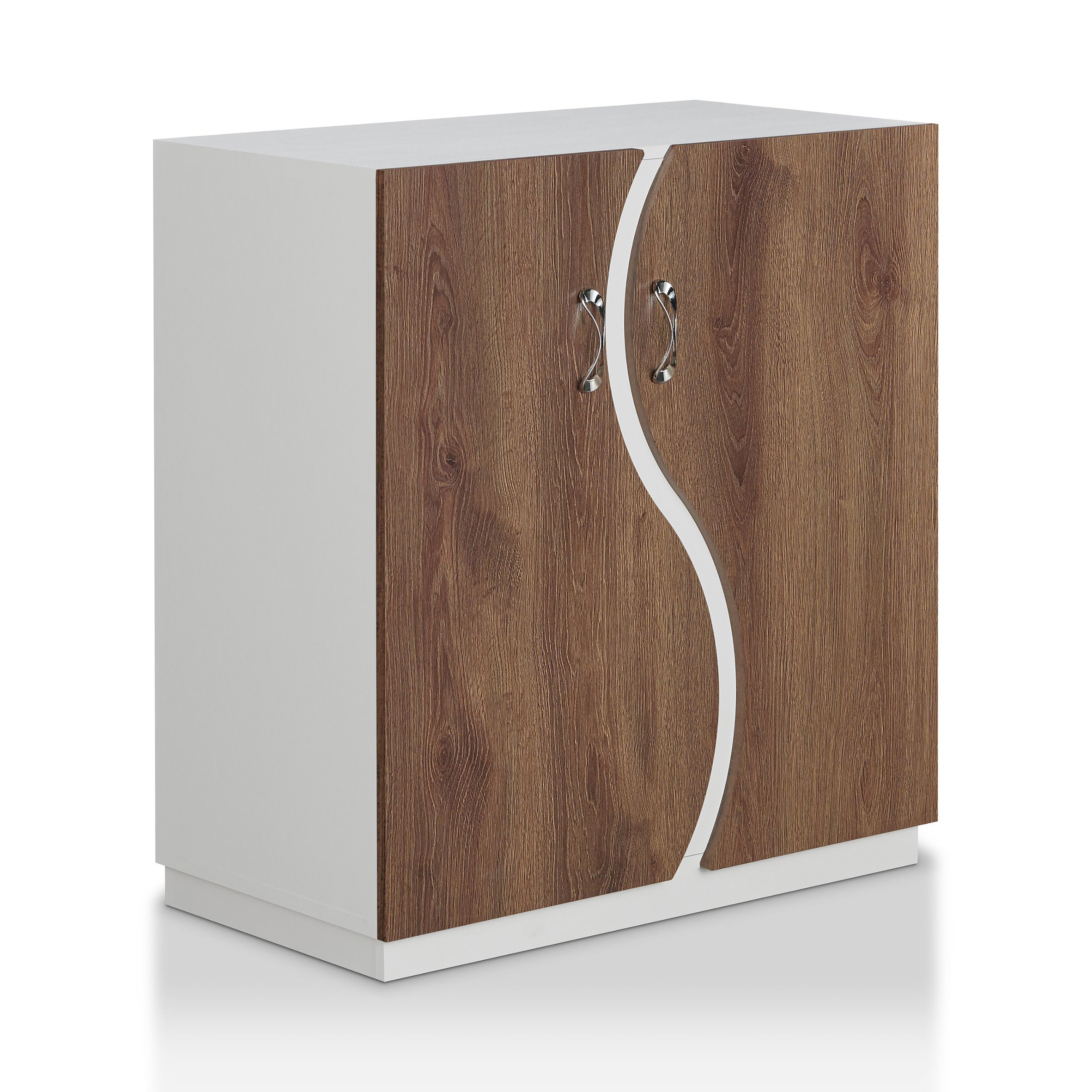 Ashton Contemporary 8-Shelf Shoe Cabinet-Furniture of America