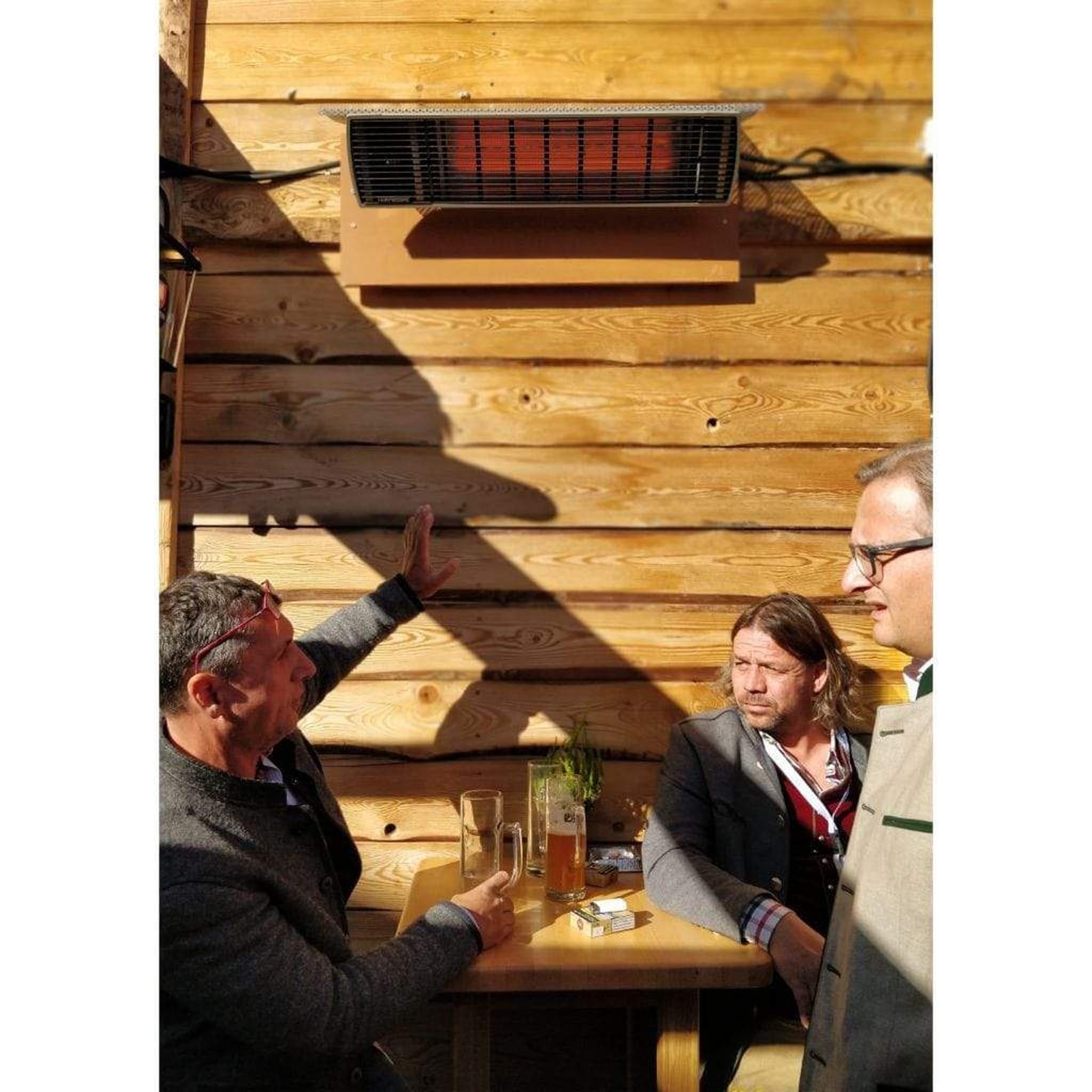 Heatscope Heaters Spot 26" 1600W Electric Radiant Heater with Glass Front by Mad Design Group