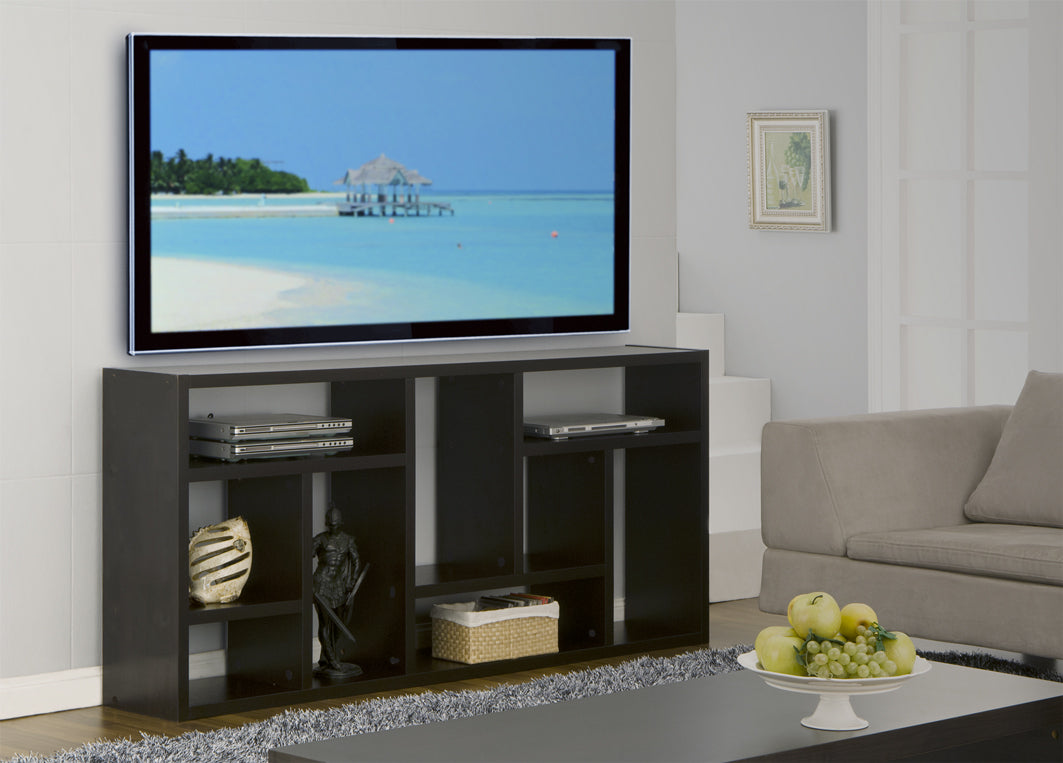Zina Modern 9-Shelf Display Cabinet