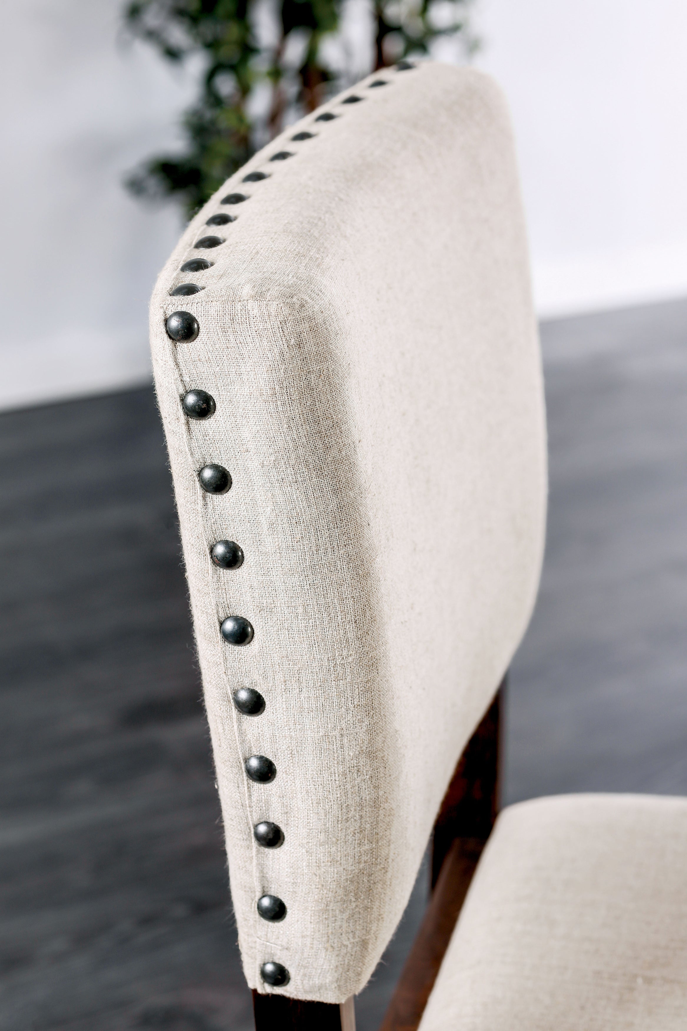 Wirtz Industrial Nailhead Trim Counter Height Chairs (Set of 2)