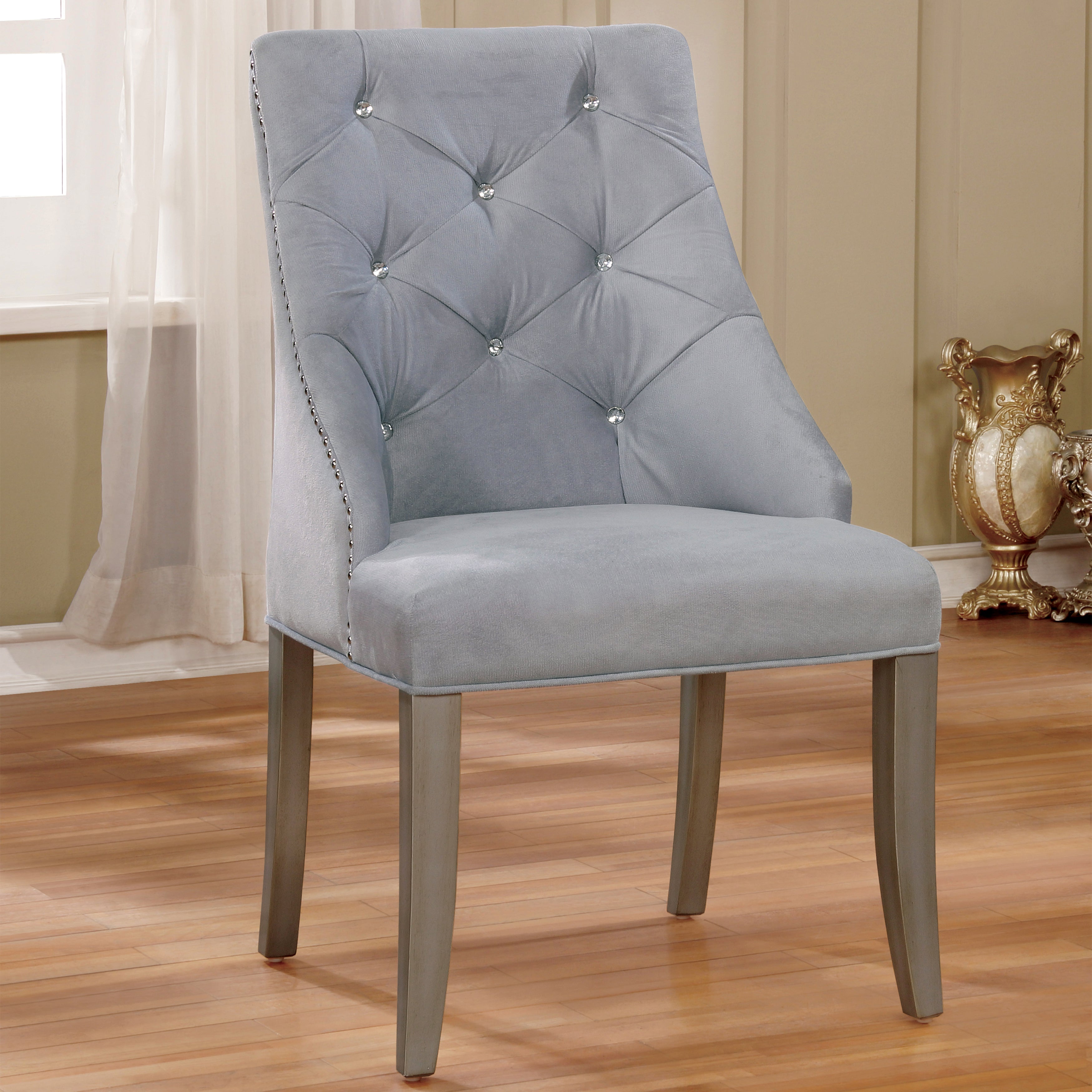 Sia Contemporary Tufted Side Chairs (Set of 2)