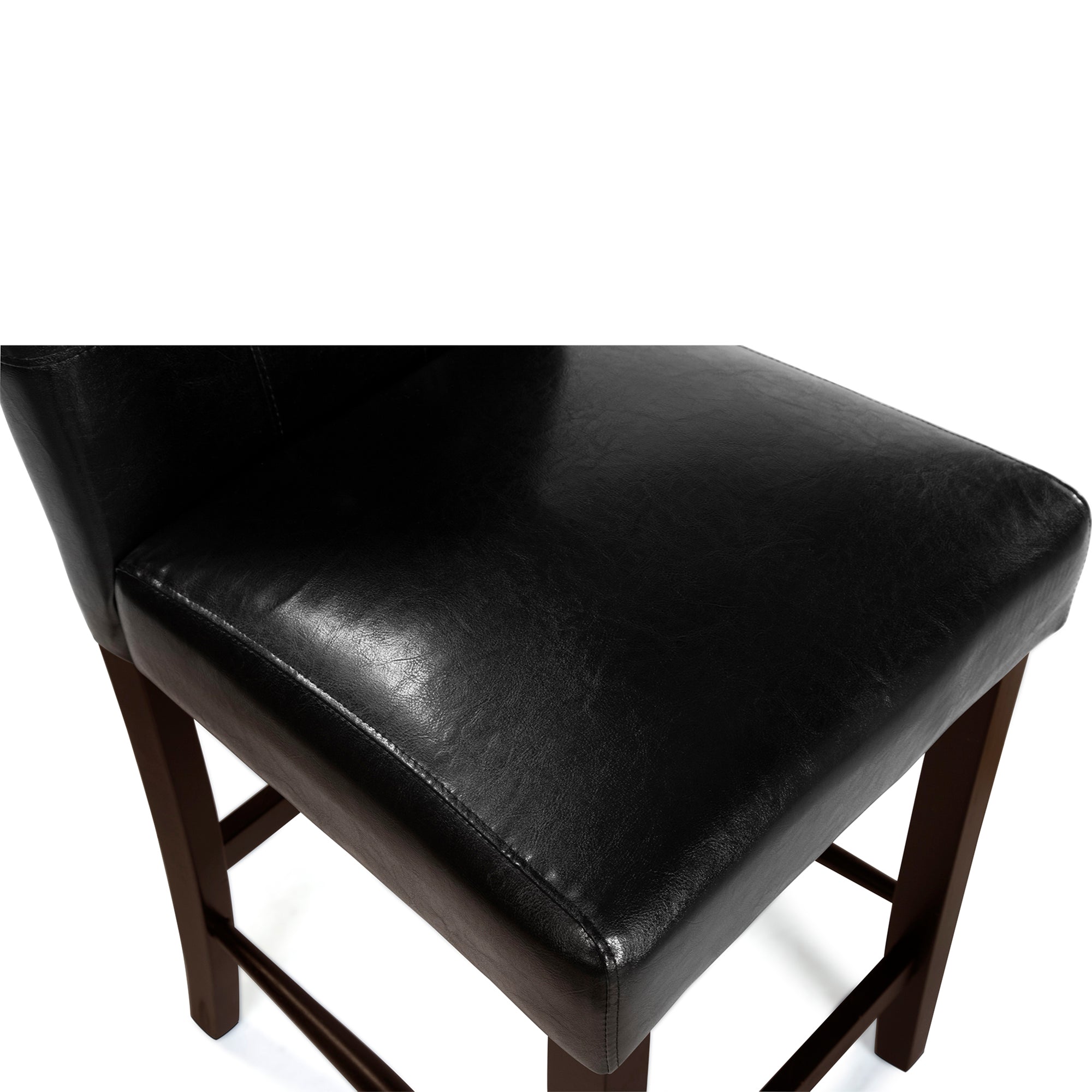 Geria Contemporary Upholstered Counter Height Chairs (Set of 2)