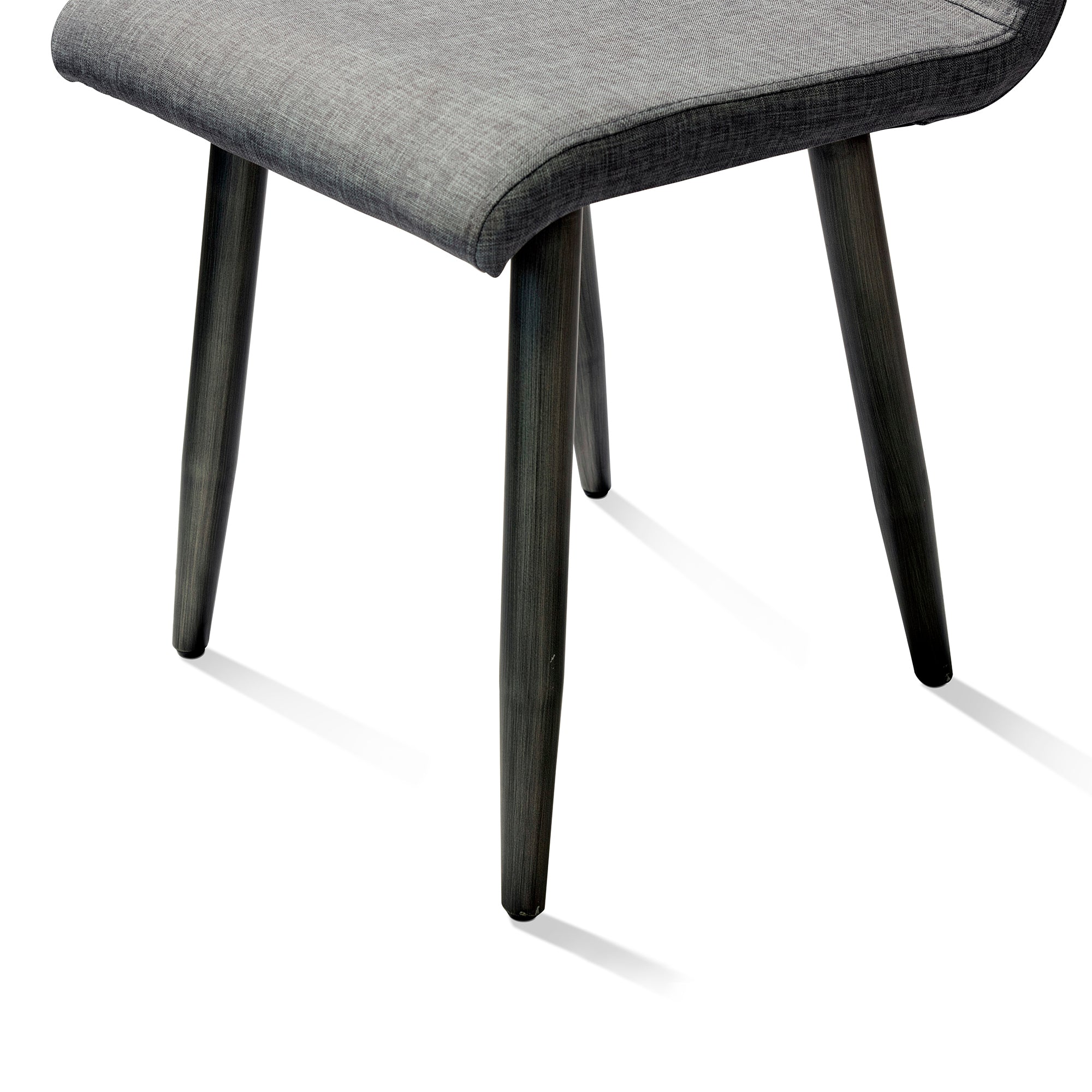 Jaylynn Mid-Century Modern Fabric Upholstered Side Chairs (Set of 2)