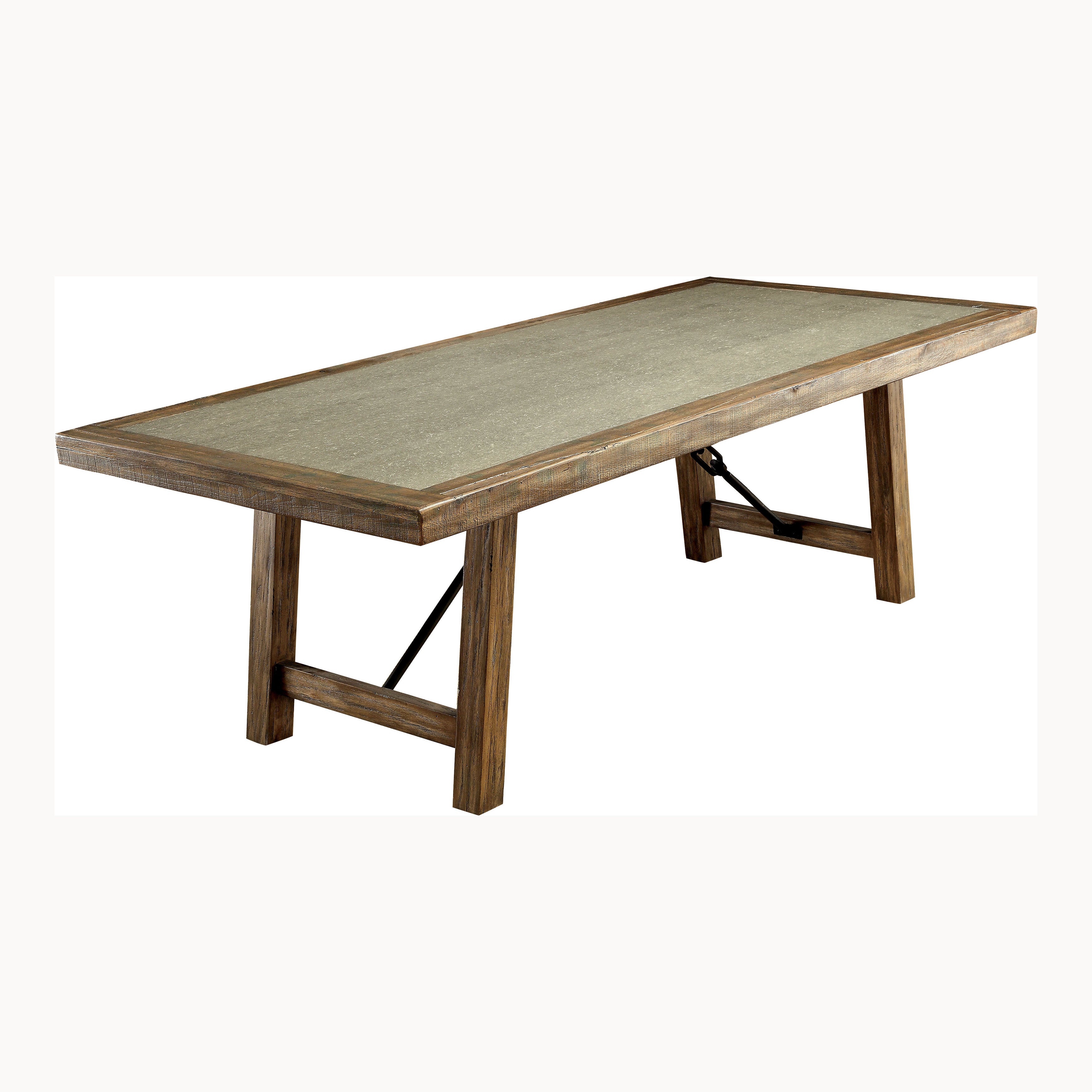 Chloe Industrial Rectangular Dining Table
