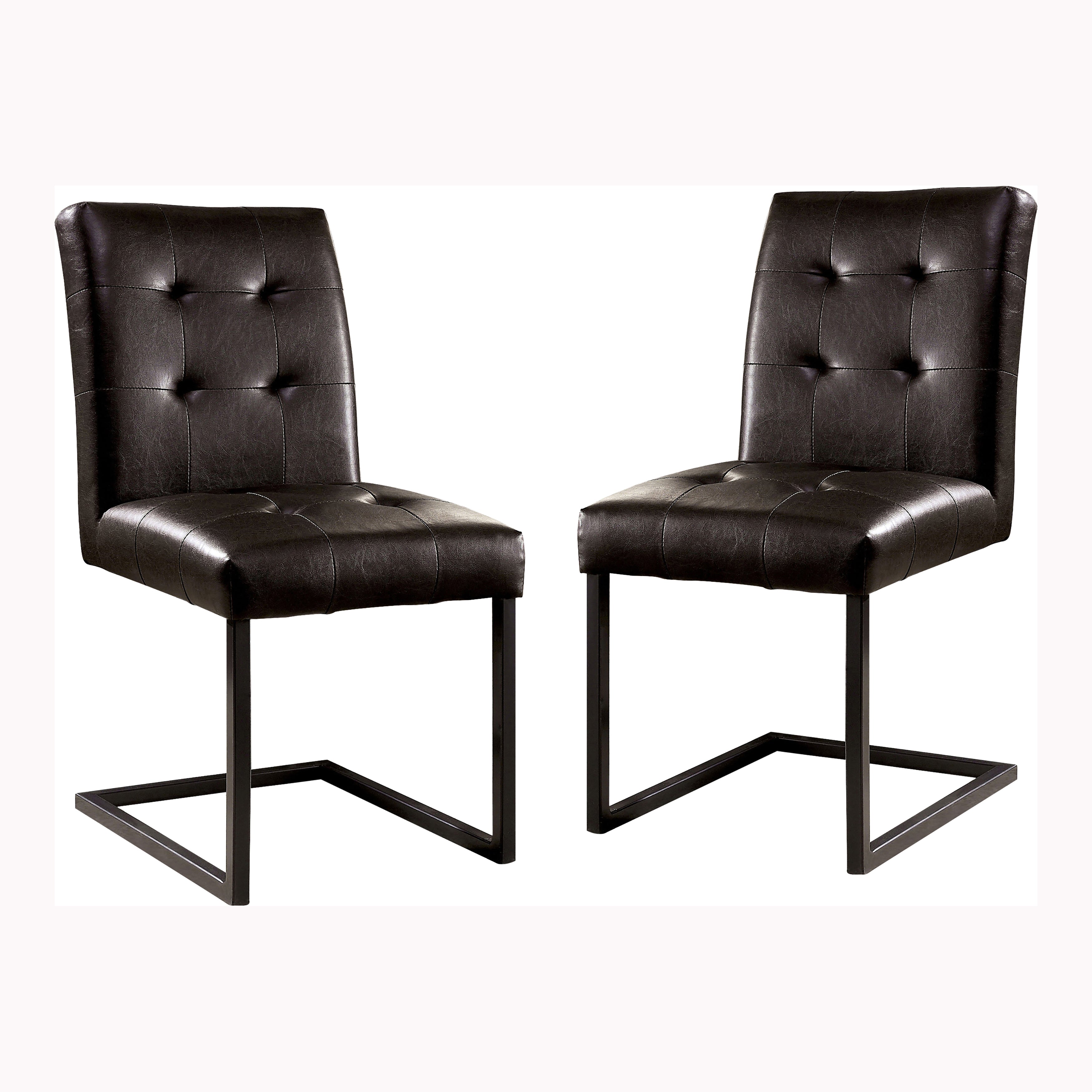 Cascannon Rustic Tufted Side Chairs (Set of 2)