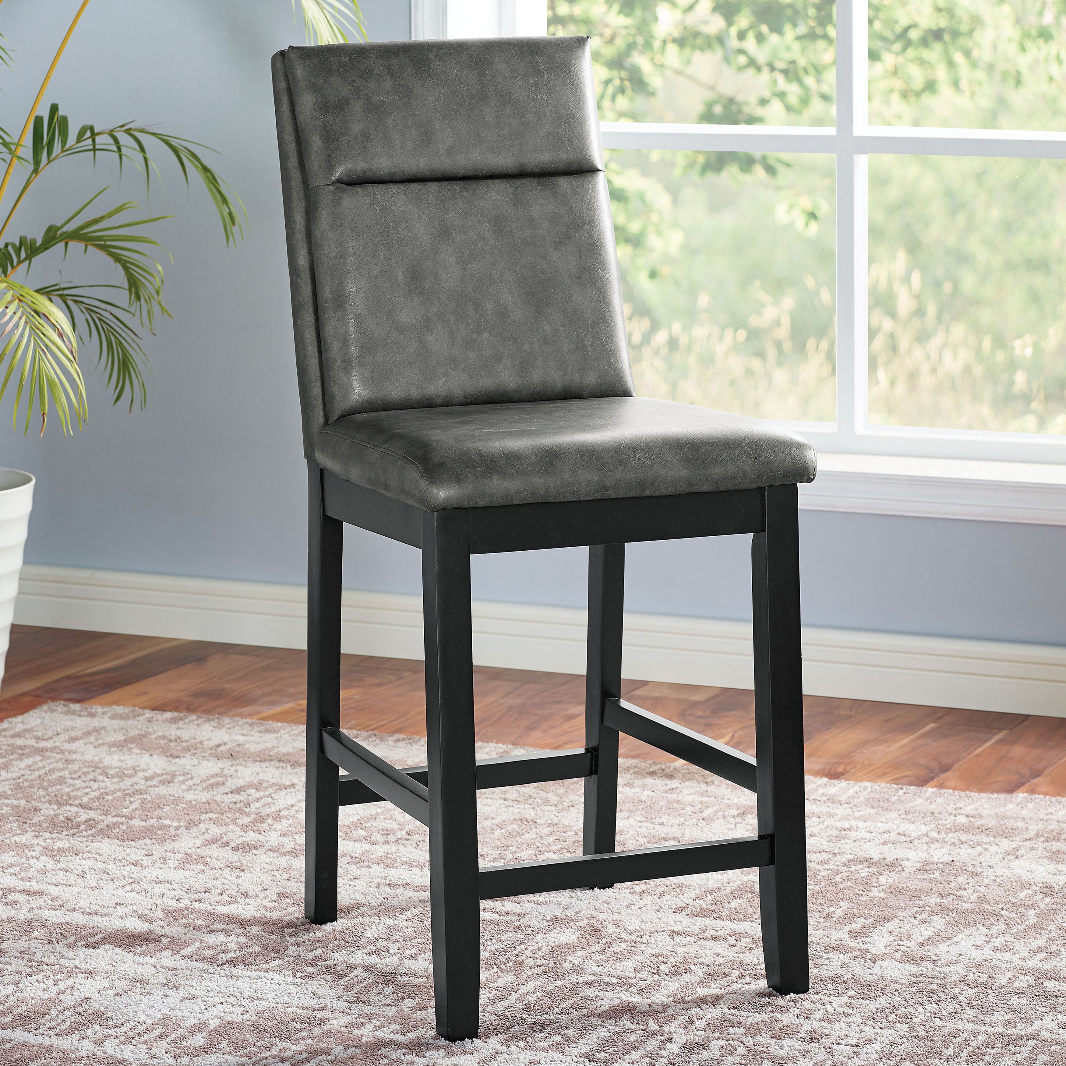Embree Upholstered Counter Height Chairs (Set of 2)