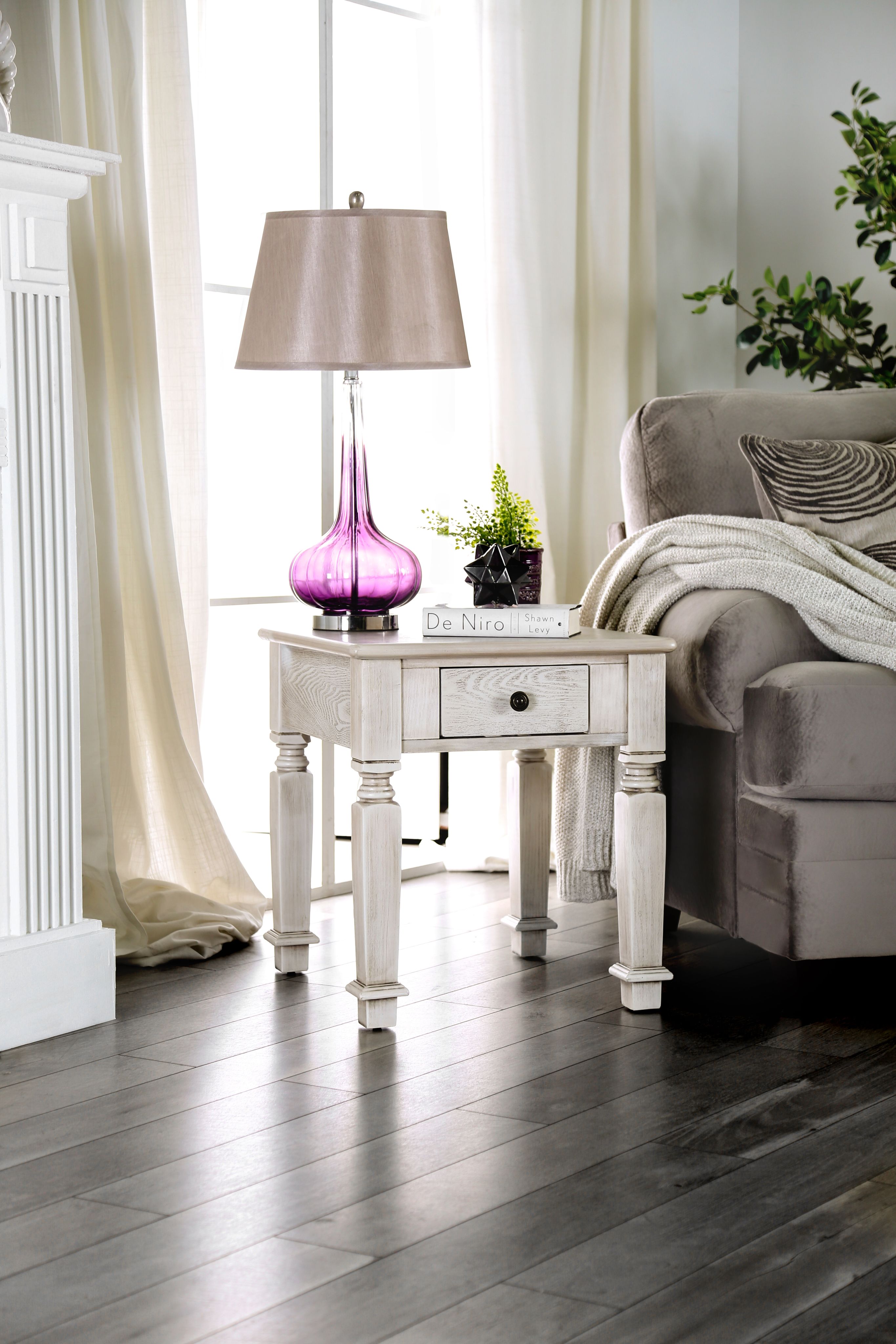 Padron Rustic 1-Drawer End Table