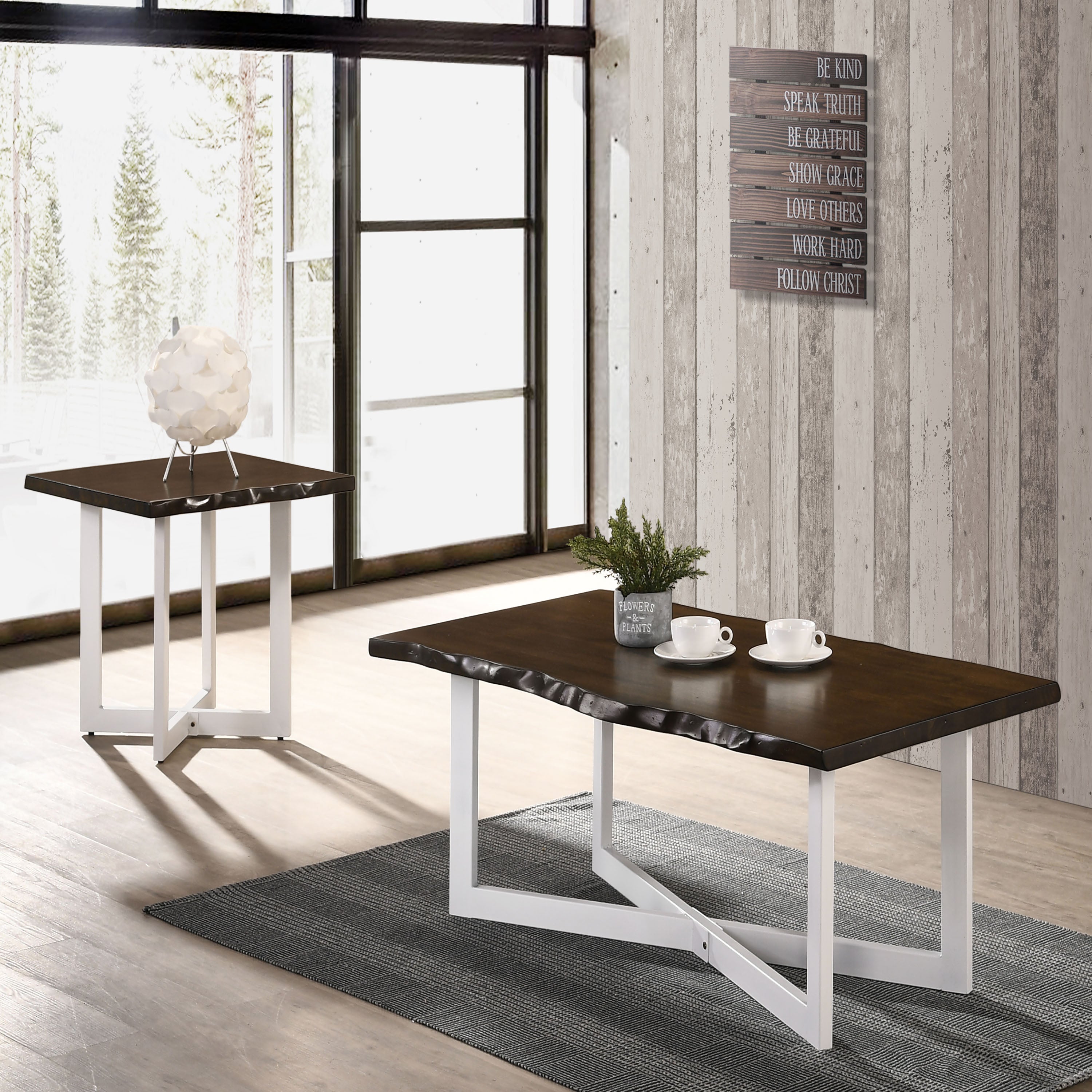 Baletto X-Cross Base End Table