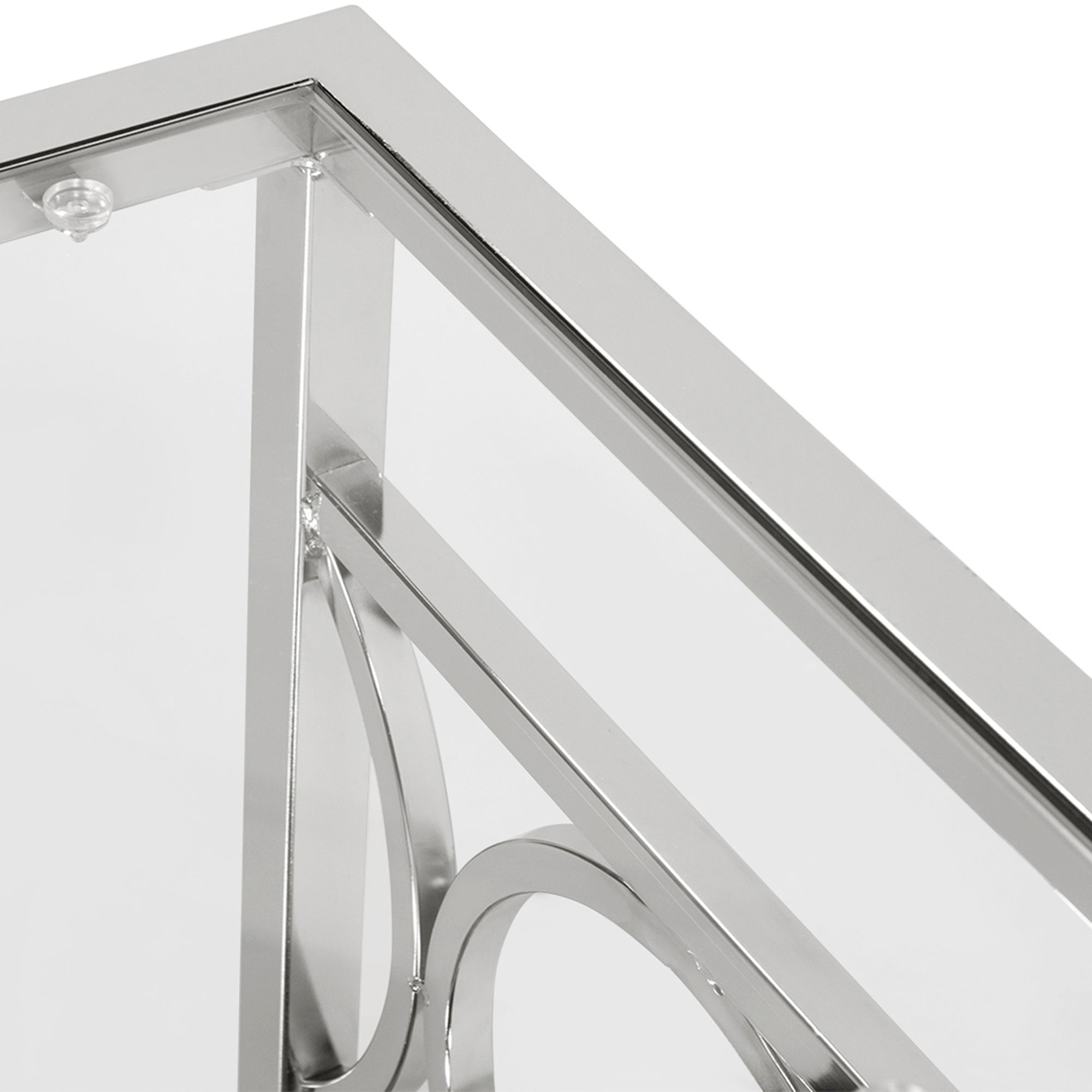 Garado Contemporary Metal Console Table