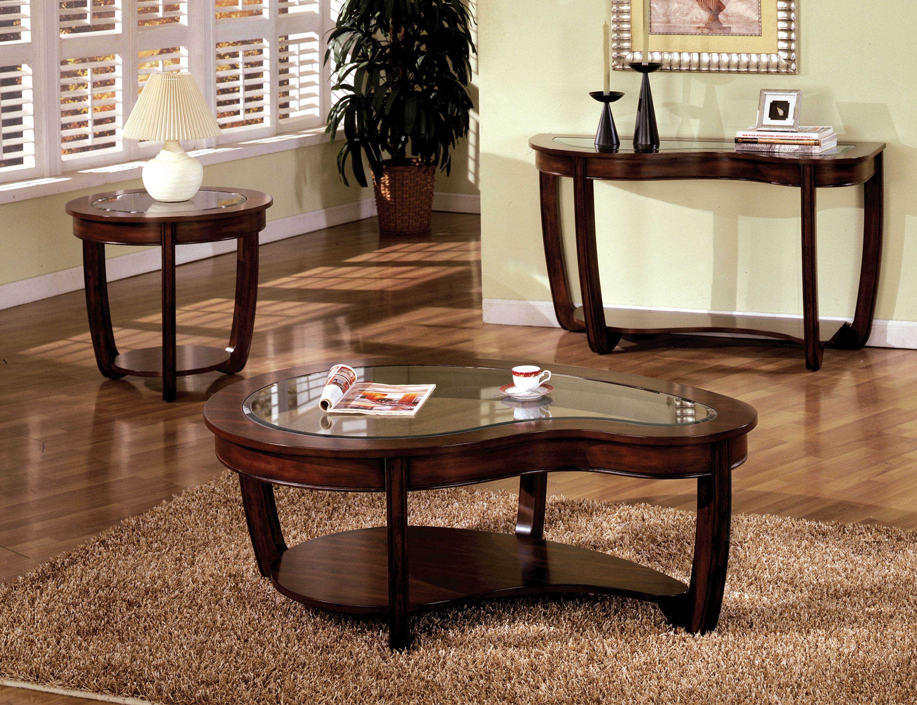 Shervin Transitional Open Shelf End Table