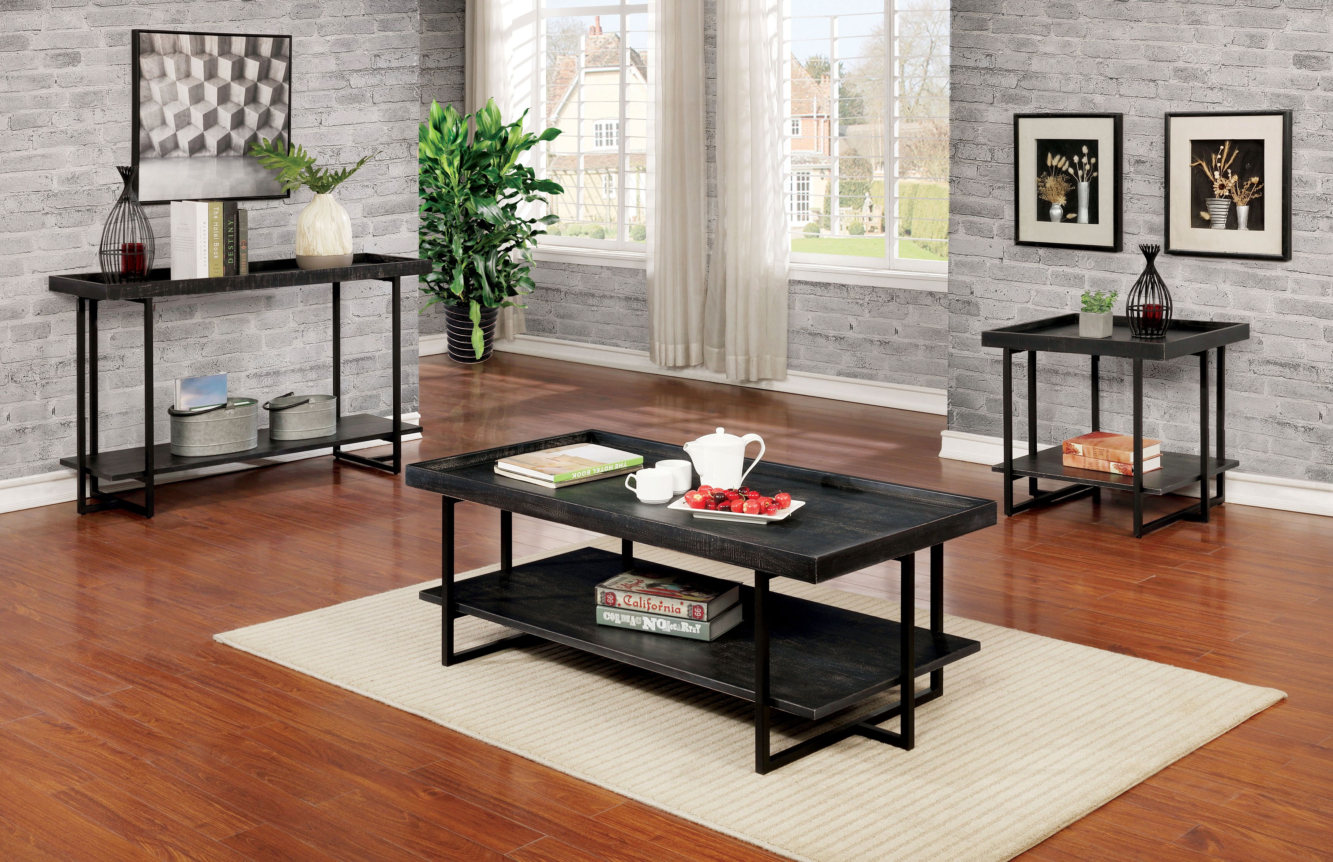 Prakers 1-Shelf End Table