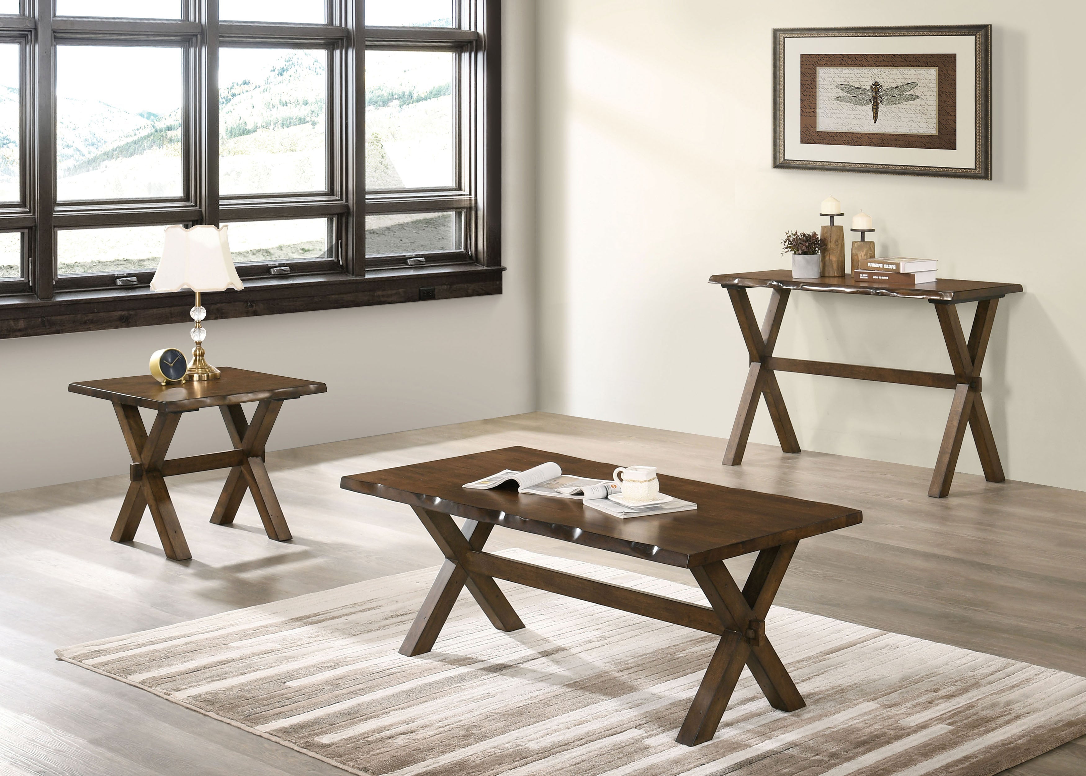 Bradden X-Cross Coffee Table