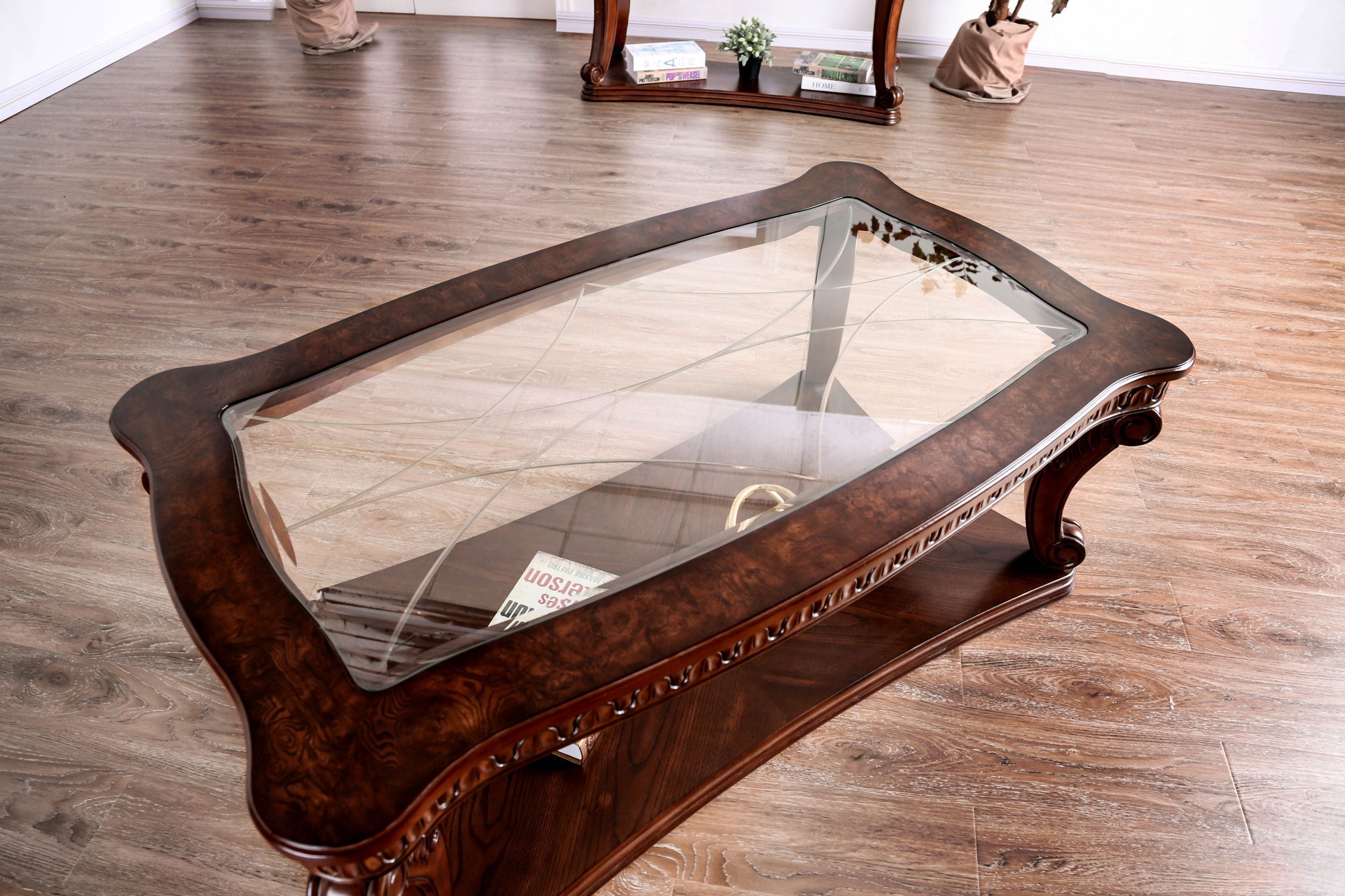 Kogan Traditional Wood Coffee Table