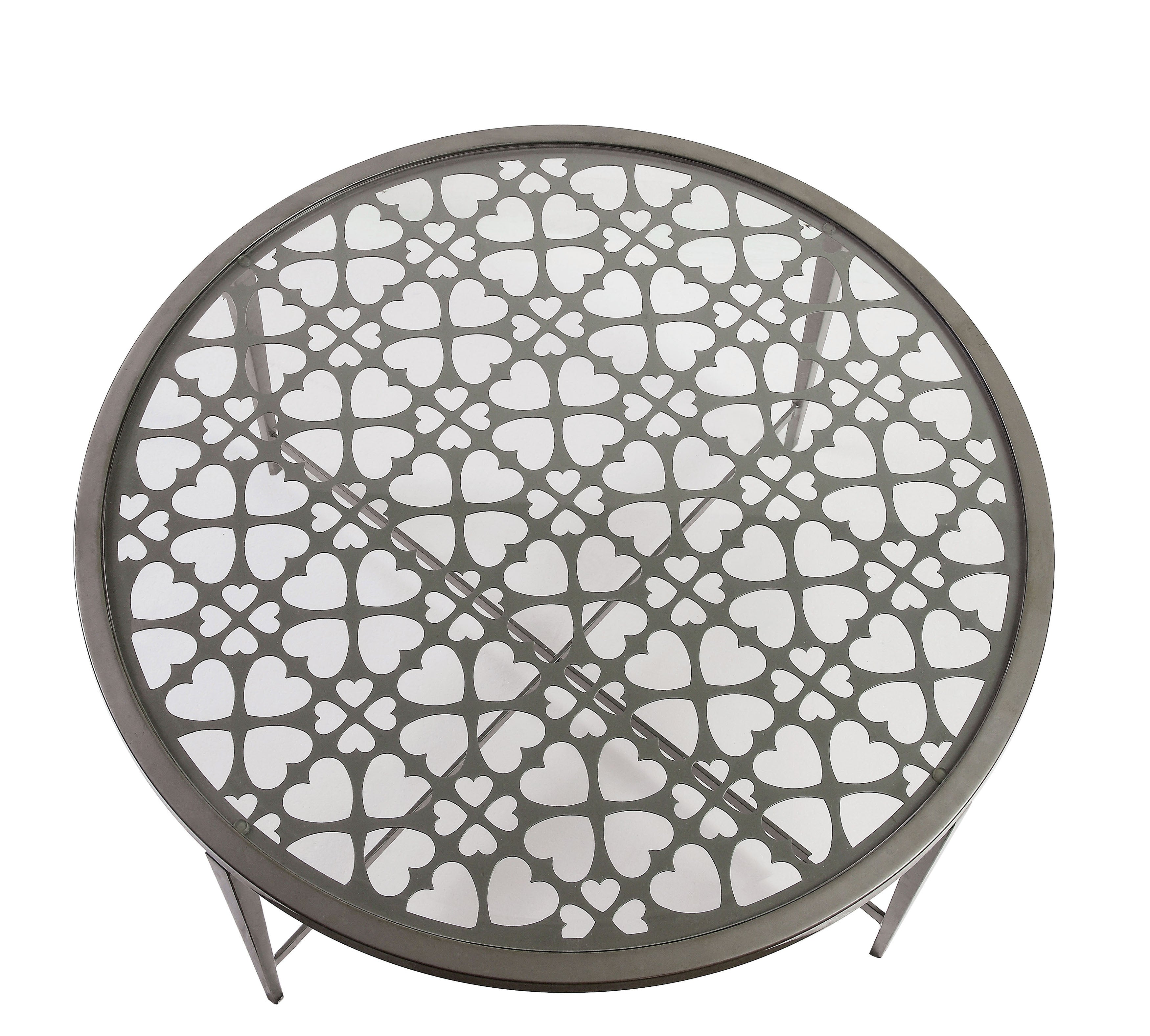Seridian Contemporary Glass Top Coffee Table