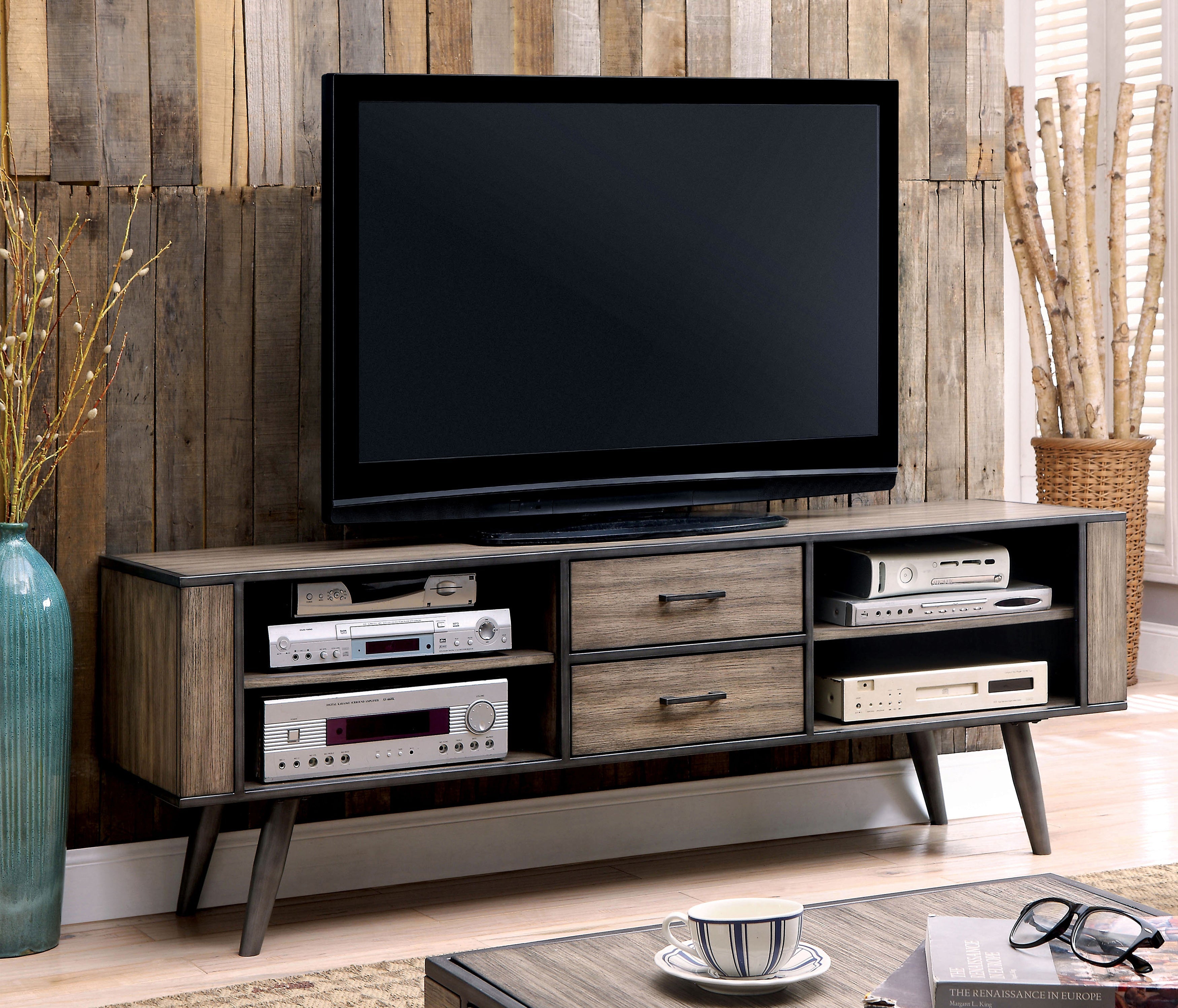 Belham Mid-Century Modern 72-Inch TV Stand