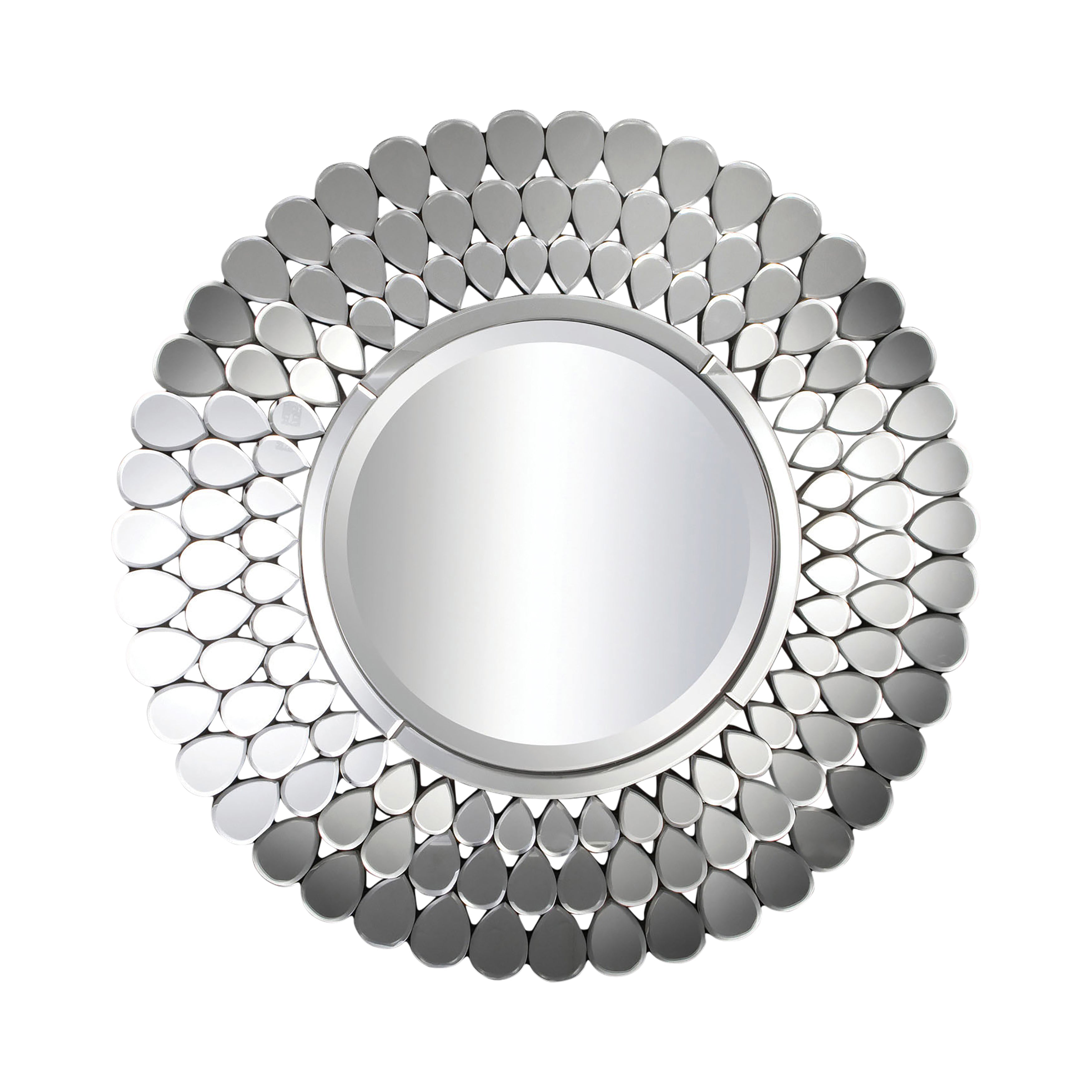 Cammin Contemporary 39.5-Inch Round Wall Mirror
