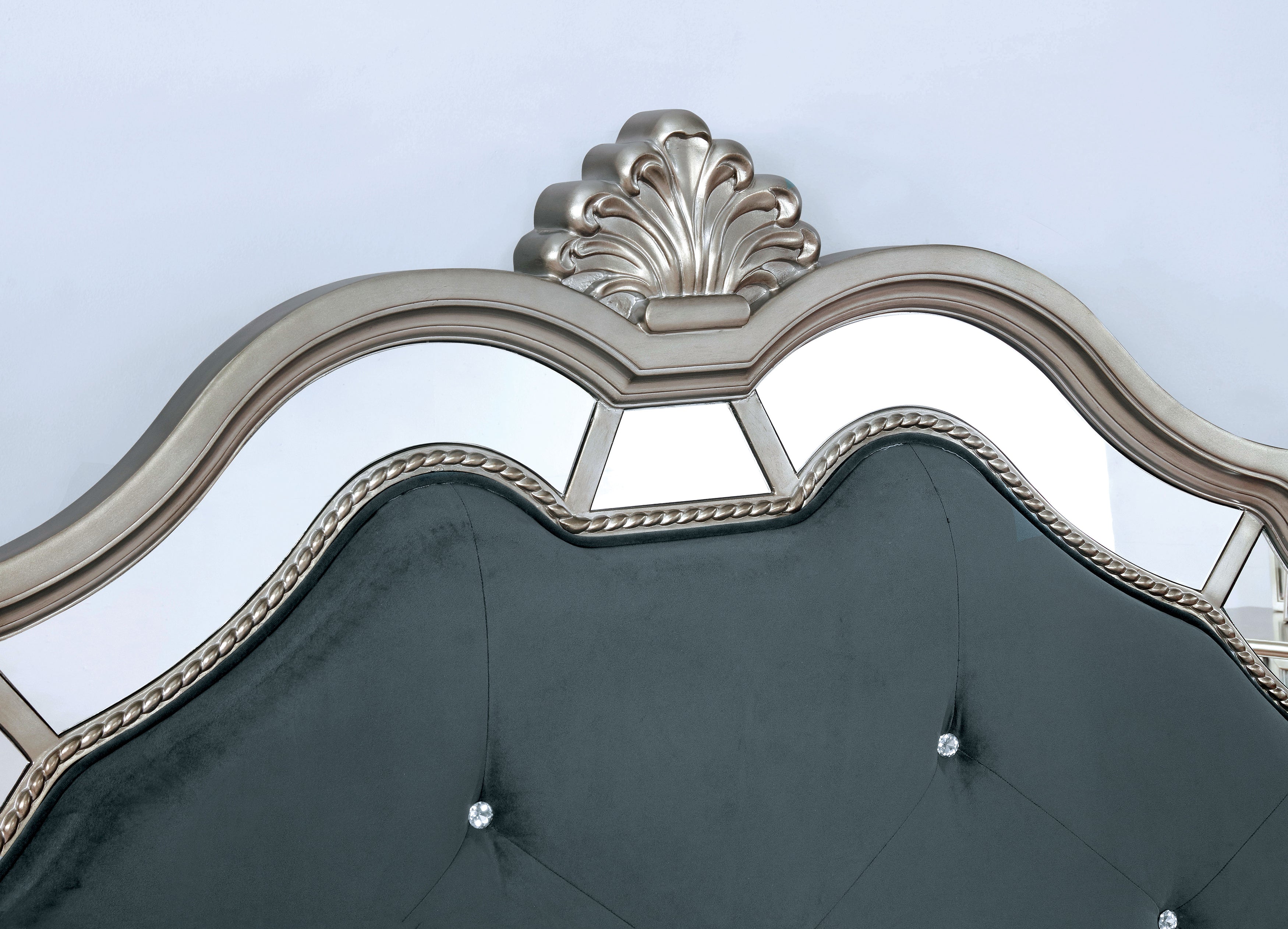 Sandry Traditional Wood Panel Bed