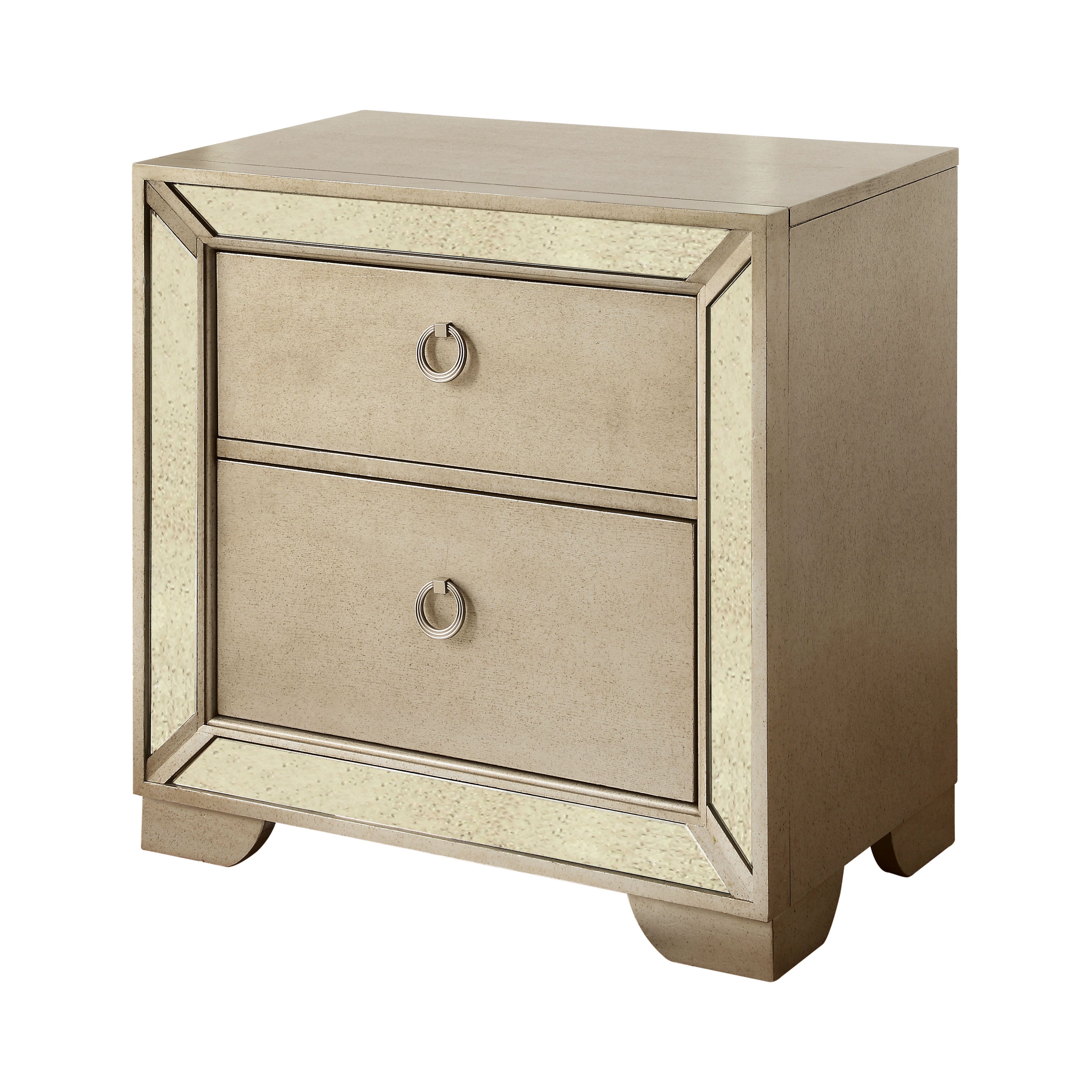 Stolte Glam 2-Drawer Nightstand