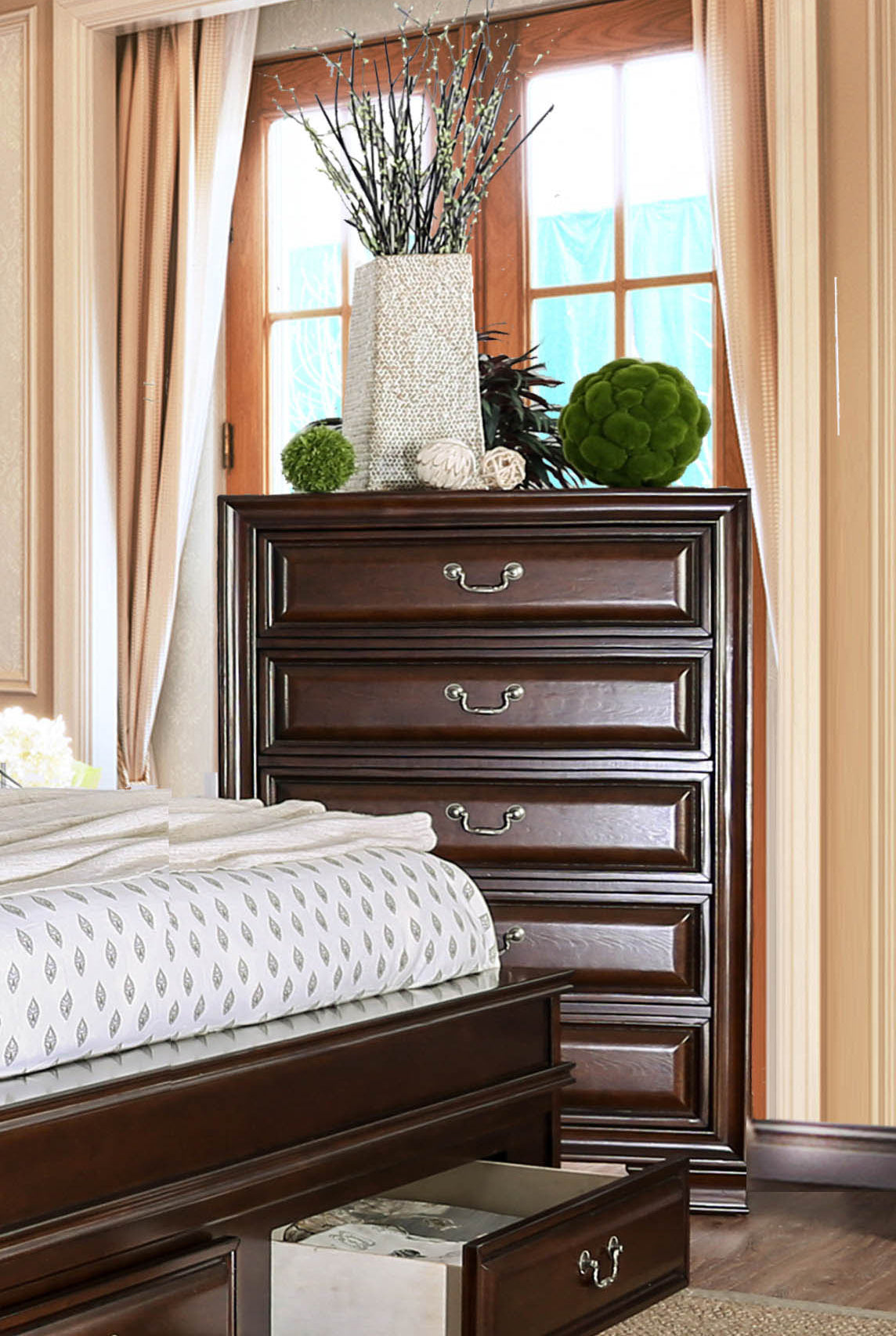 Manda Transitional 5-Drawer Chest