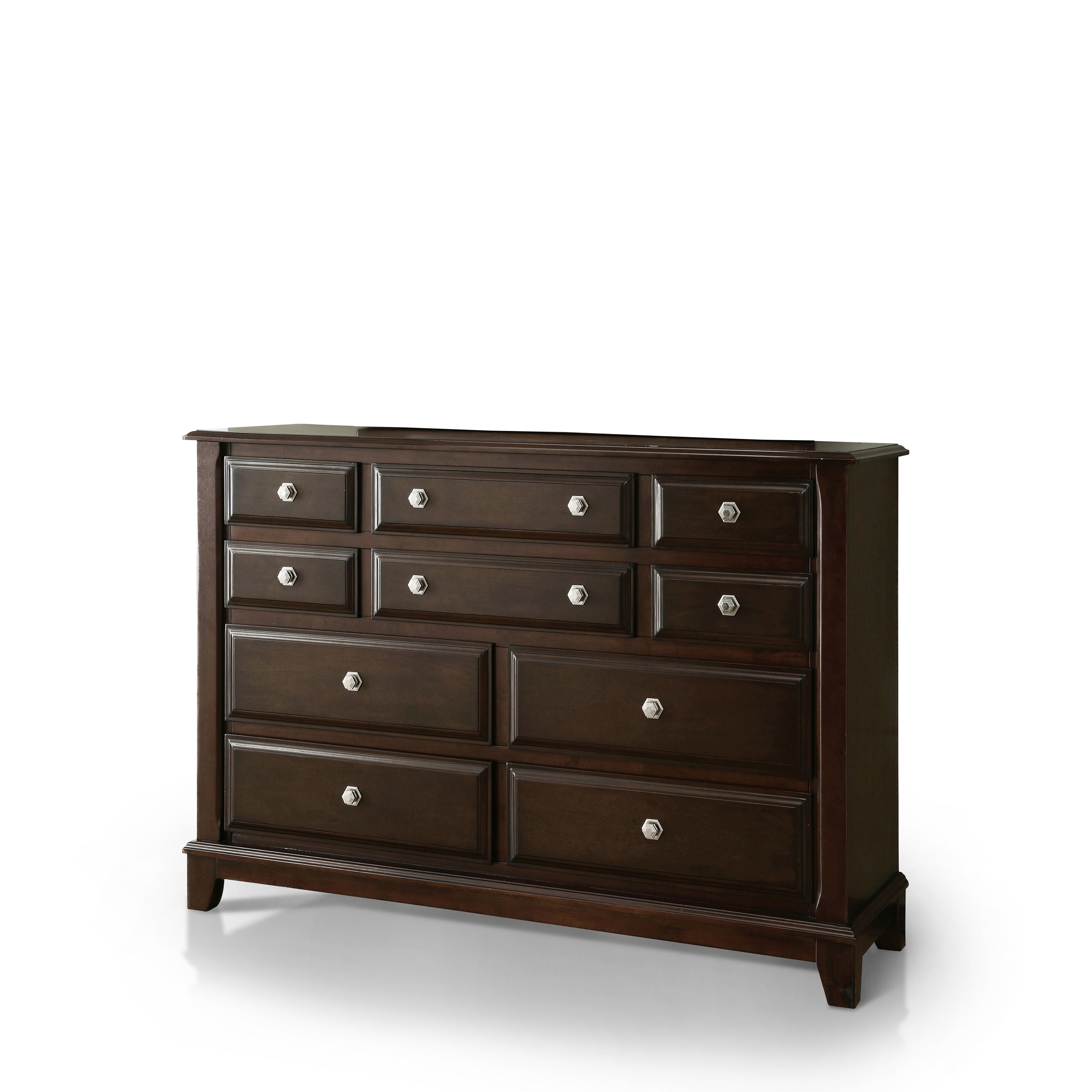 Falan Transitional 10-Drawer Dresser