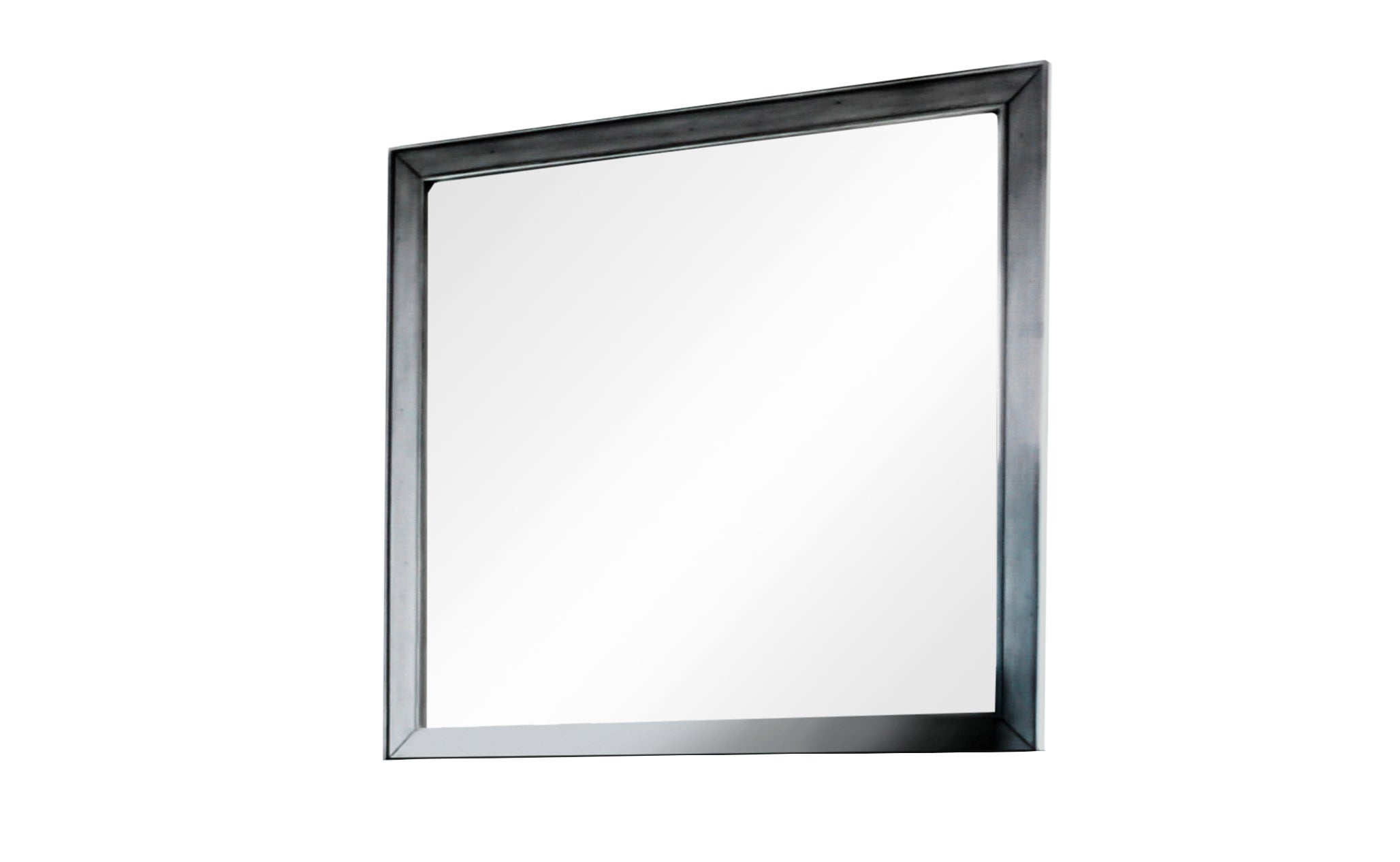 Behn Transitional Wood Framed Mirror