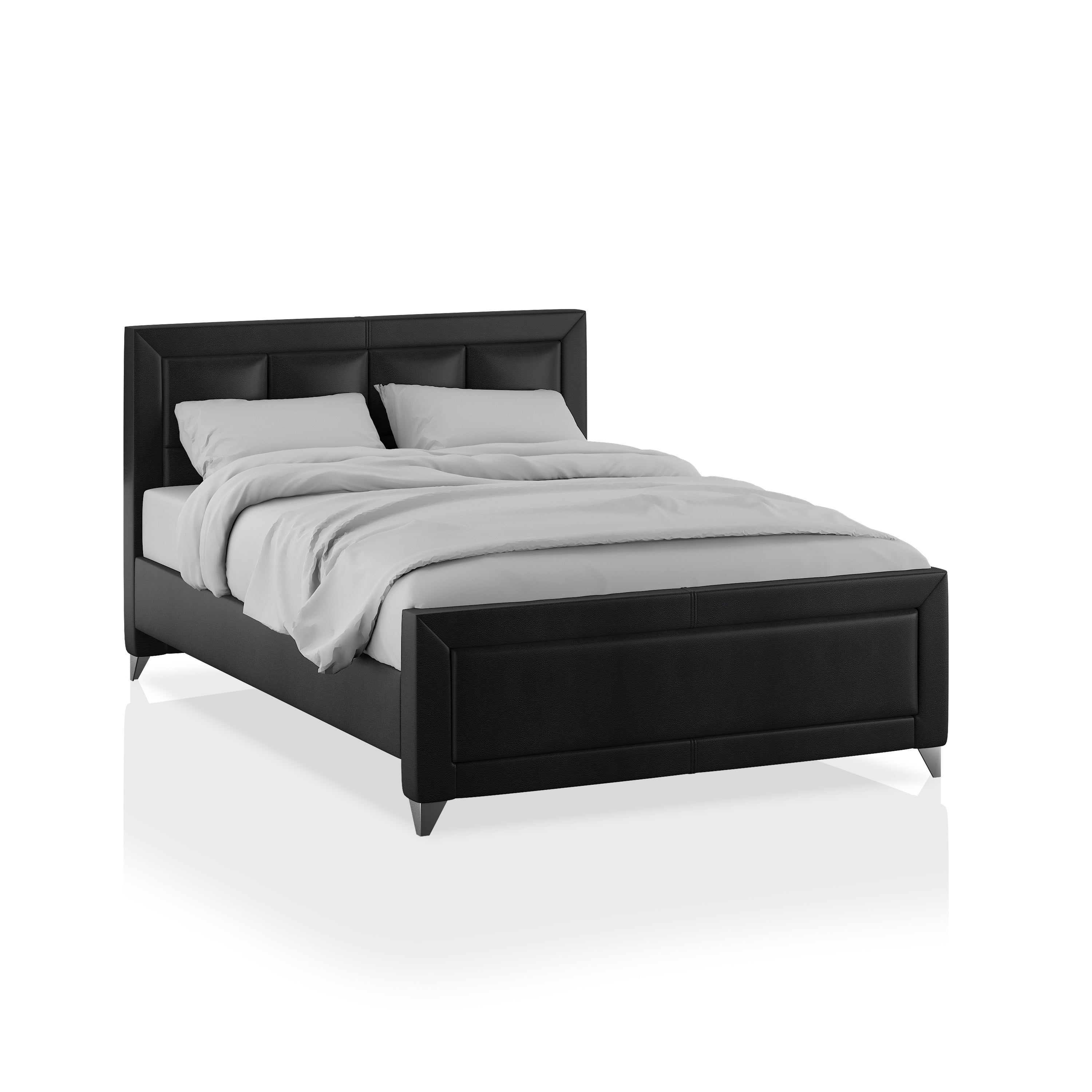 Huntington Tufted King Bed in Black