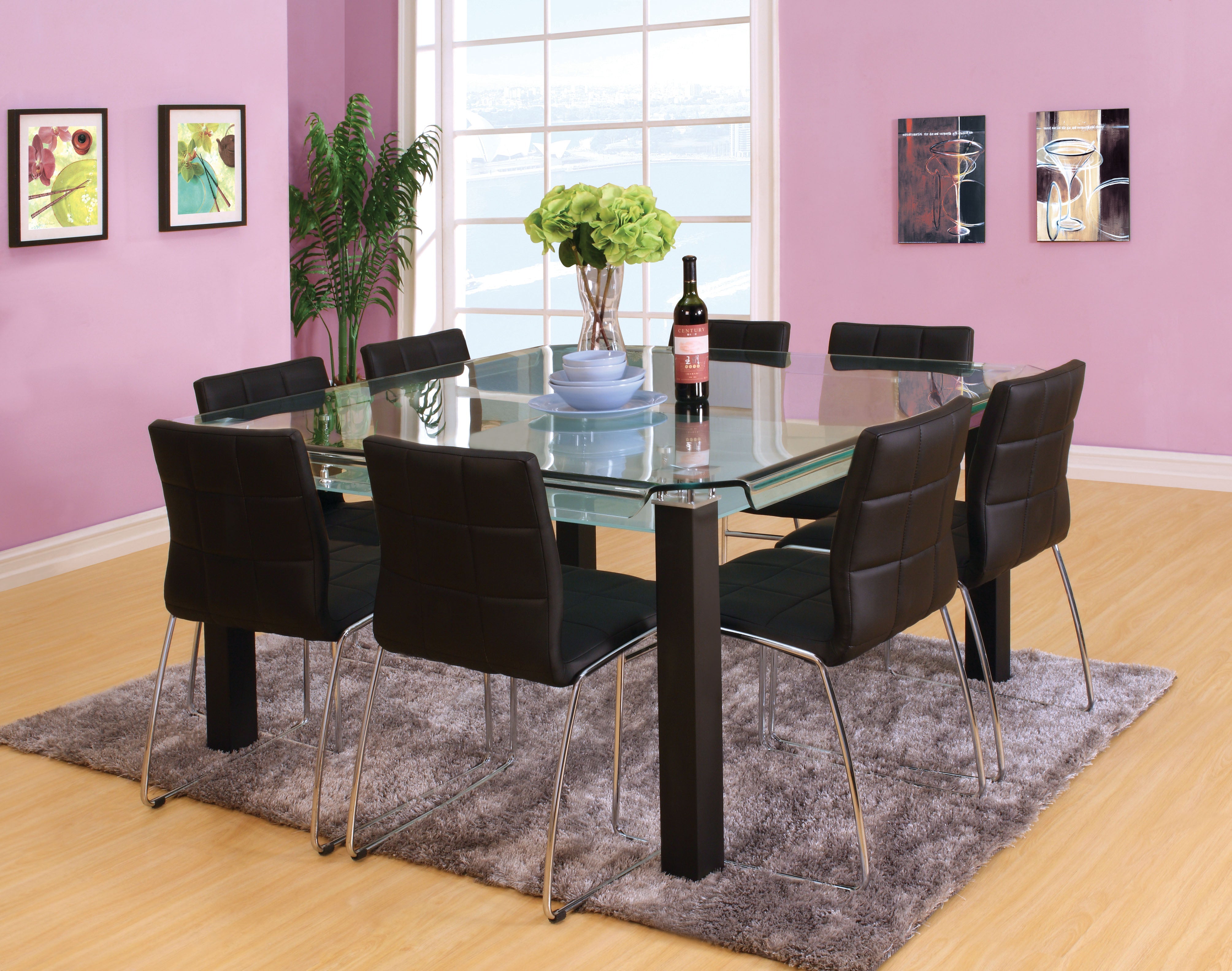 Lonne Contemporary Padded Side Chairs (Set of 2)