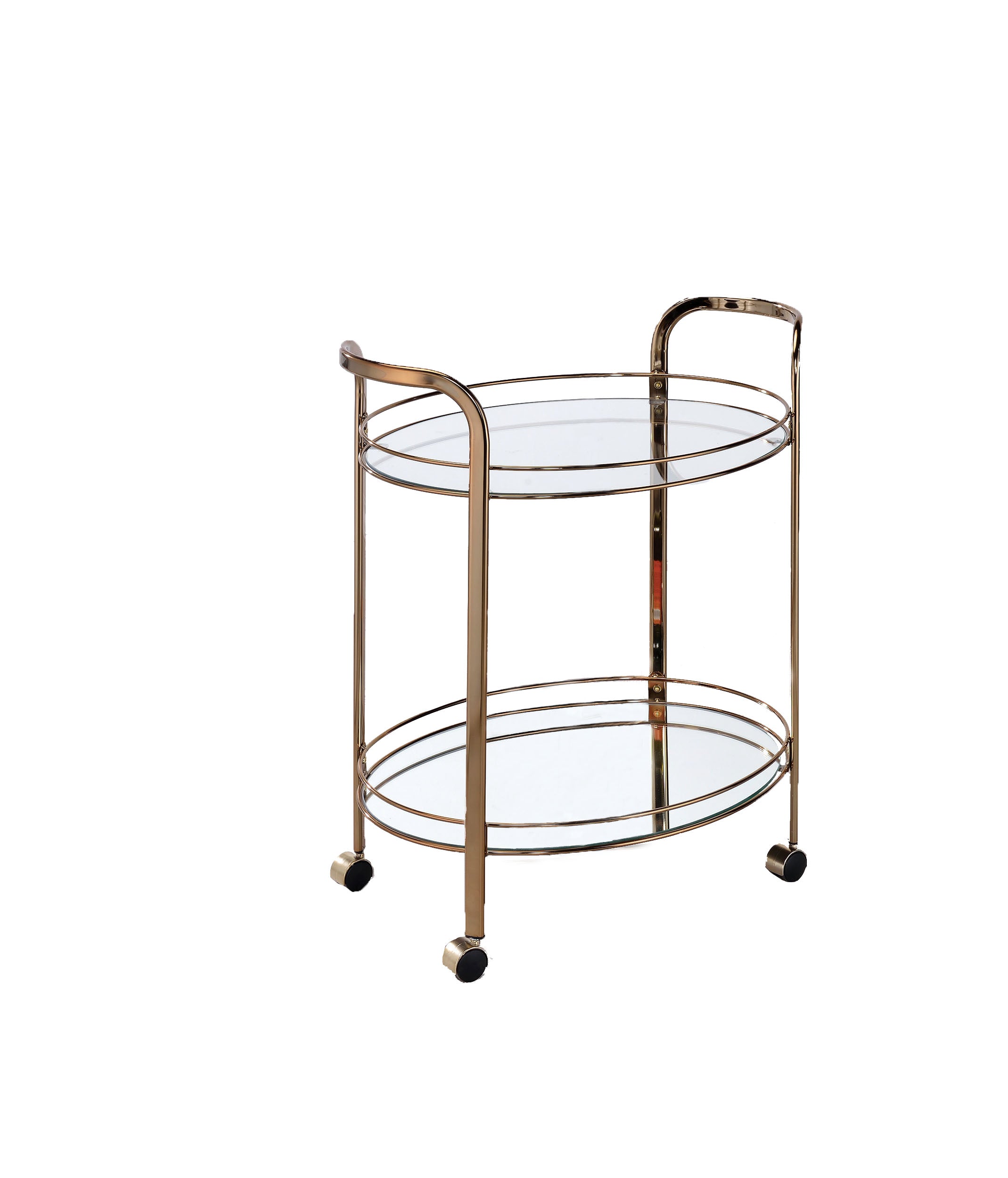 Sonia Contemporary 2-Shelf Serving Cart