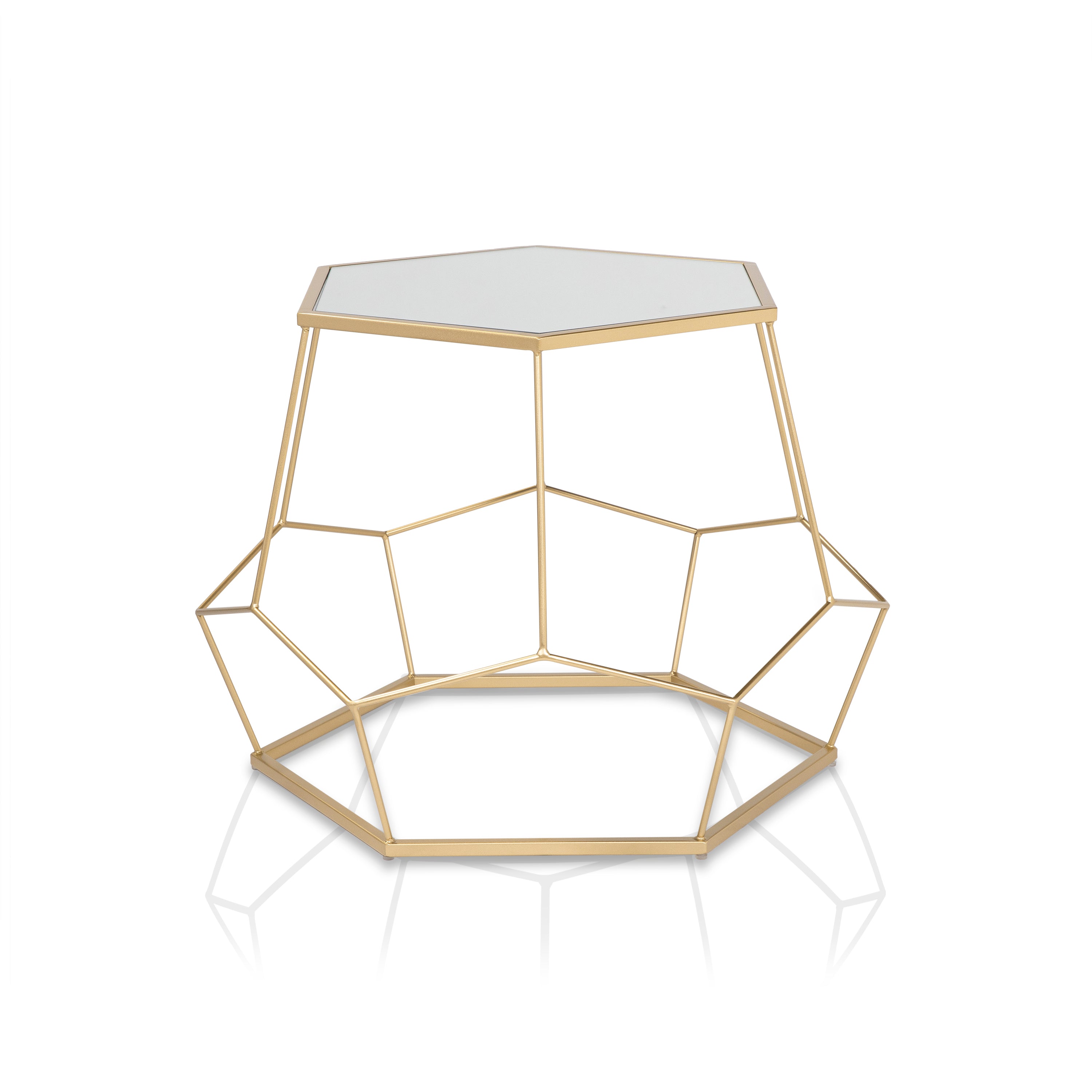Boris 2-Piece Nesting Tables in Gold