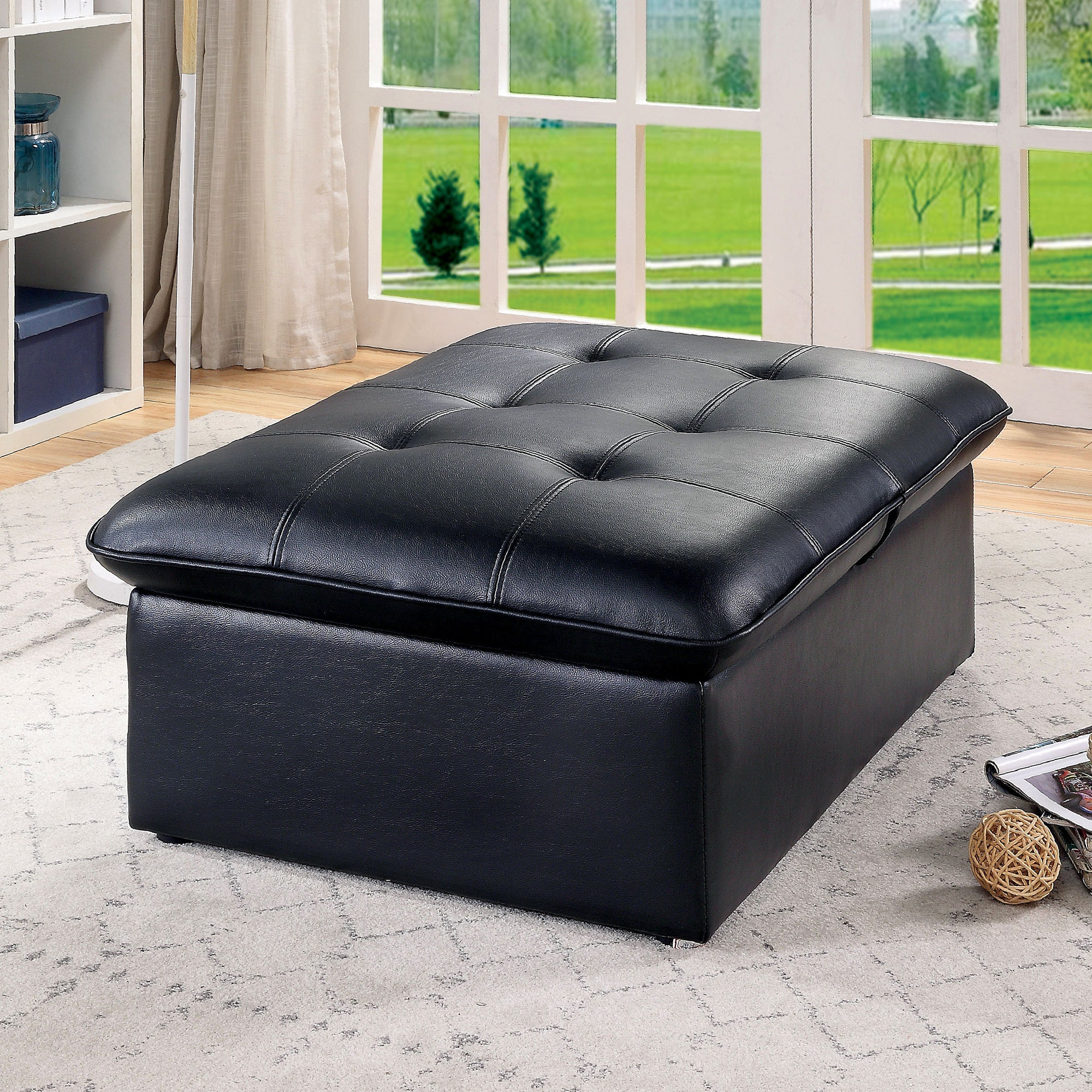 Vidence Contemporary Tufted Futon Chair