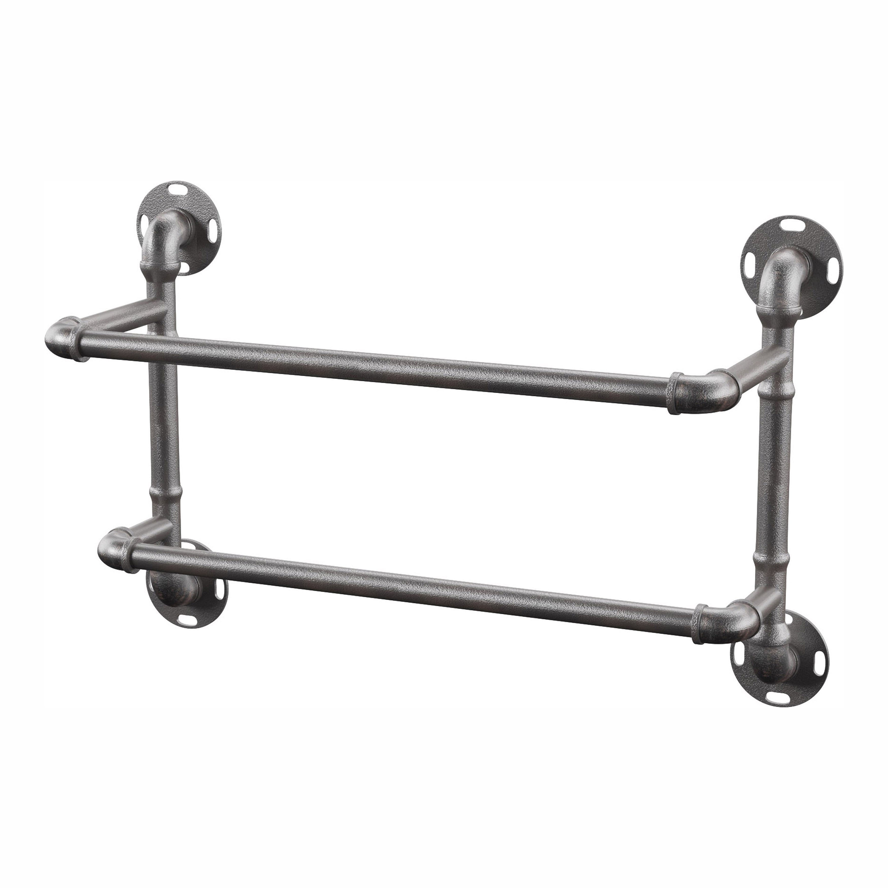Ratros Metal Wall Mounted Towel Rack