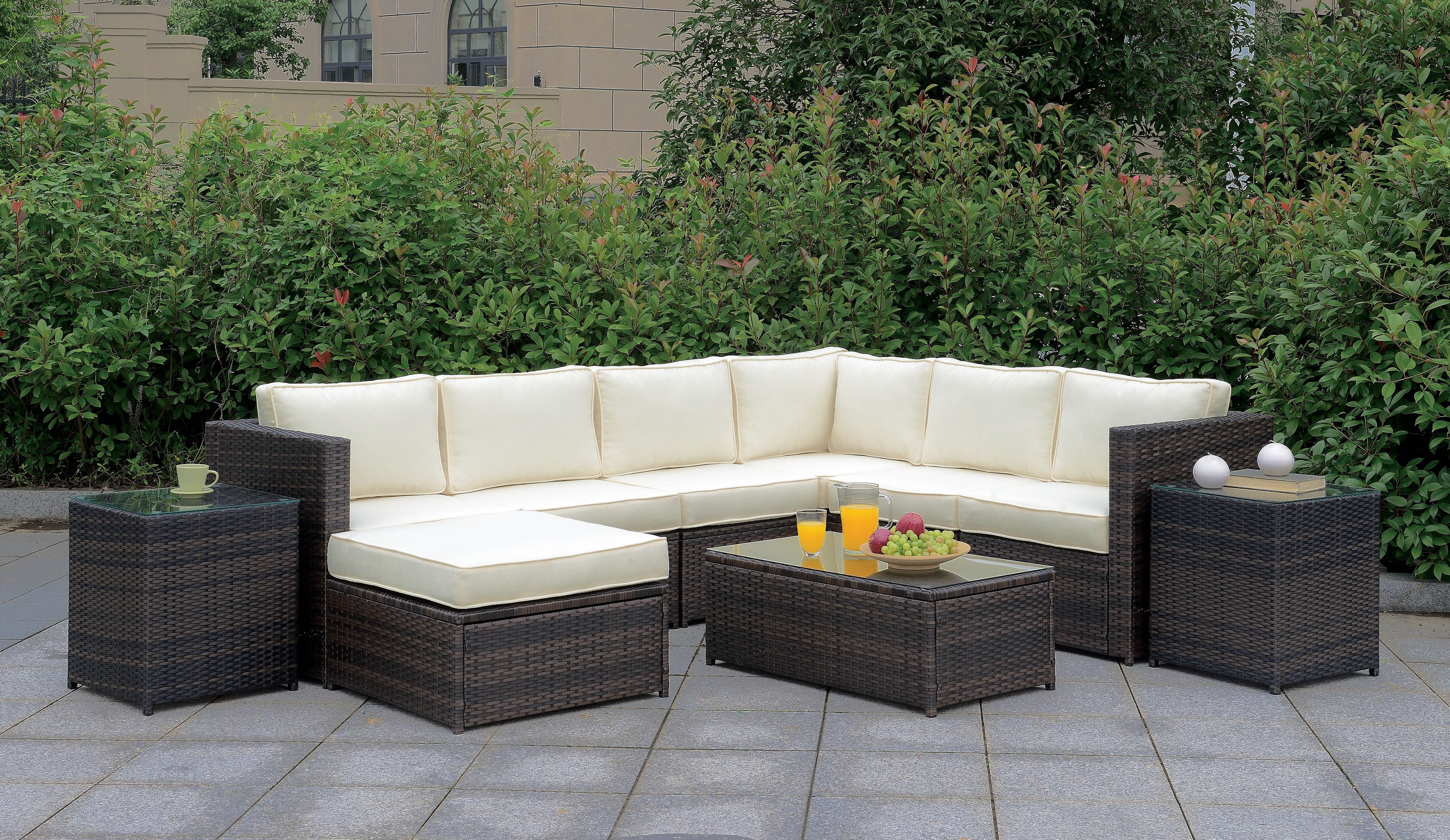 Fischer Contemporary Padded Patio Armless Chair