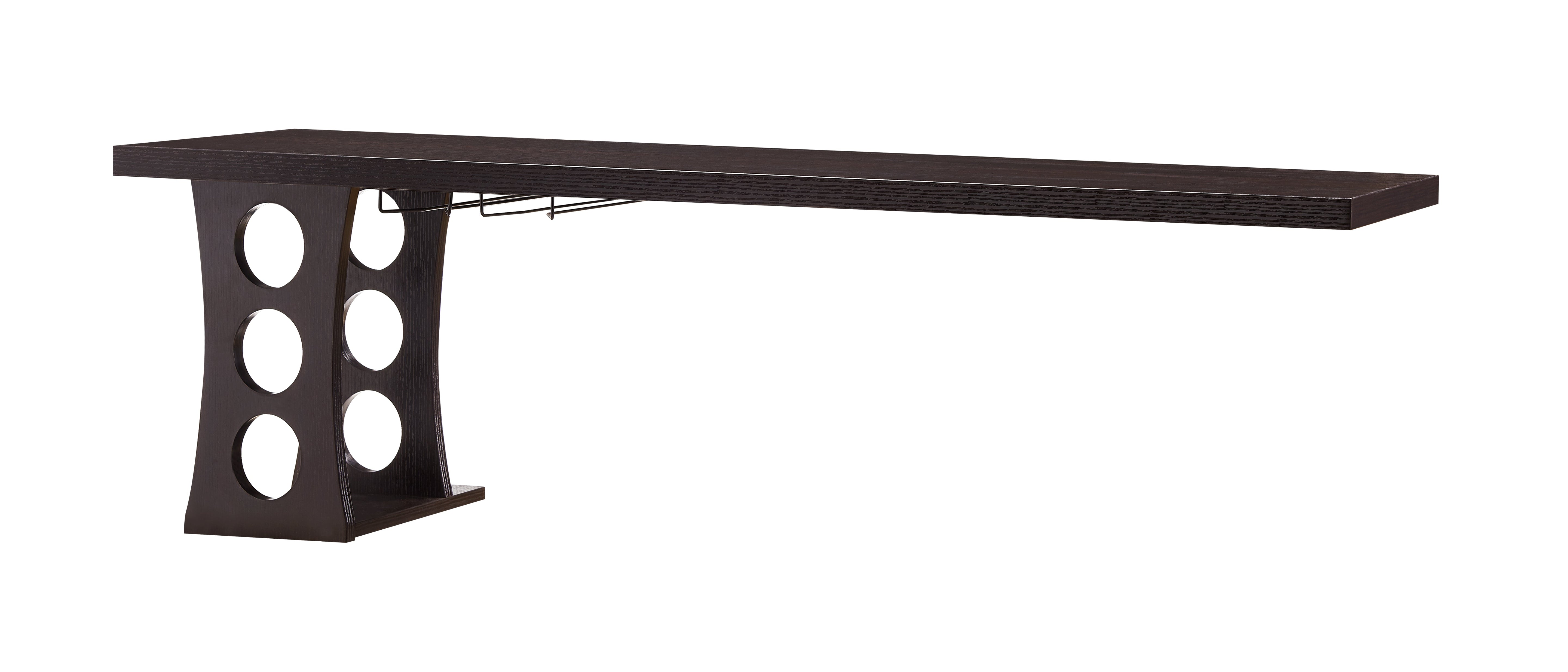 Phoyt Floating Bar Table in Cappuccino