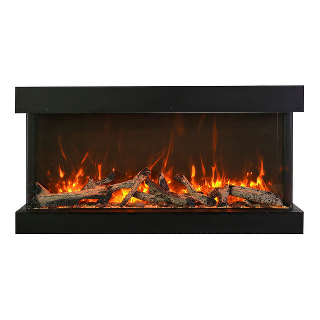 Amantii Tru-View XL XT 60 Inch Indoor Outdoor 3 Sided Electric Fireplace