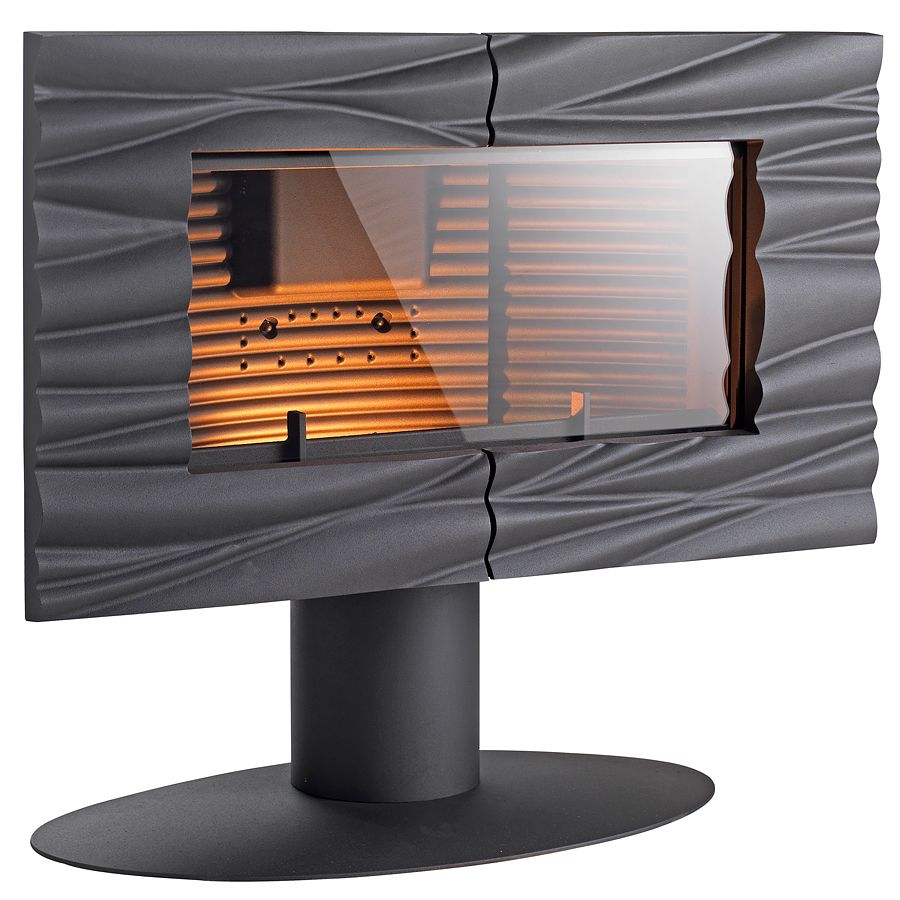 Invicta Theia 41" Contemporain Cast Iron Wood Stove