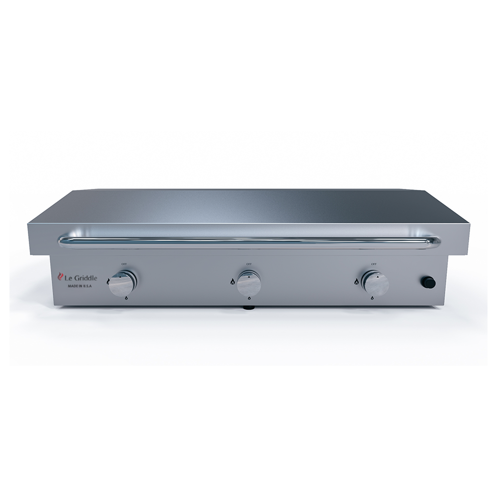 Le Griddle The Big Texan 41” Natural Gas Griddle with Lid and Even Heat Distribution System