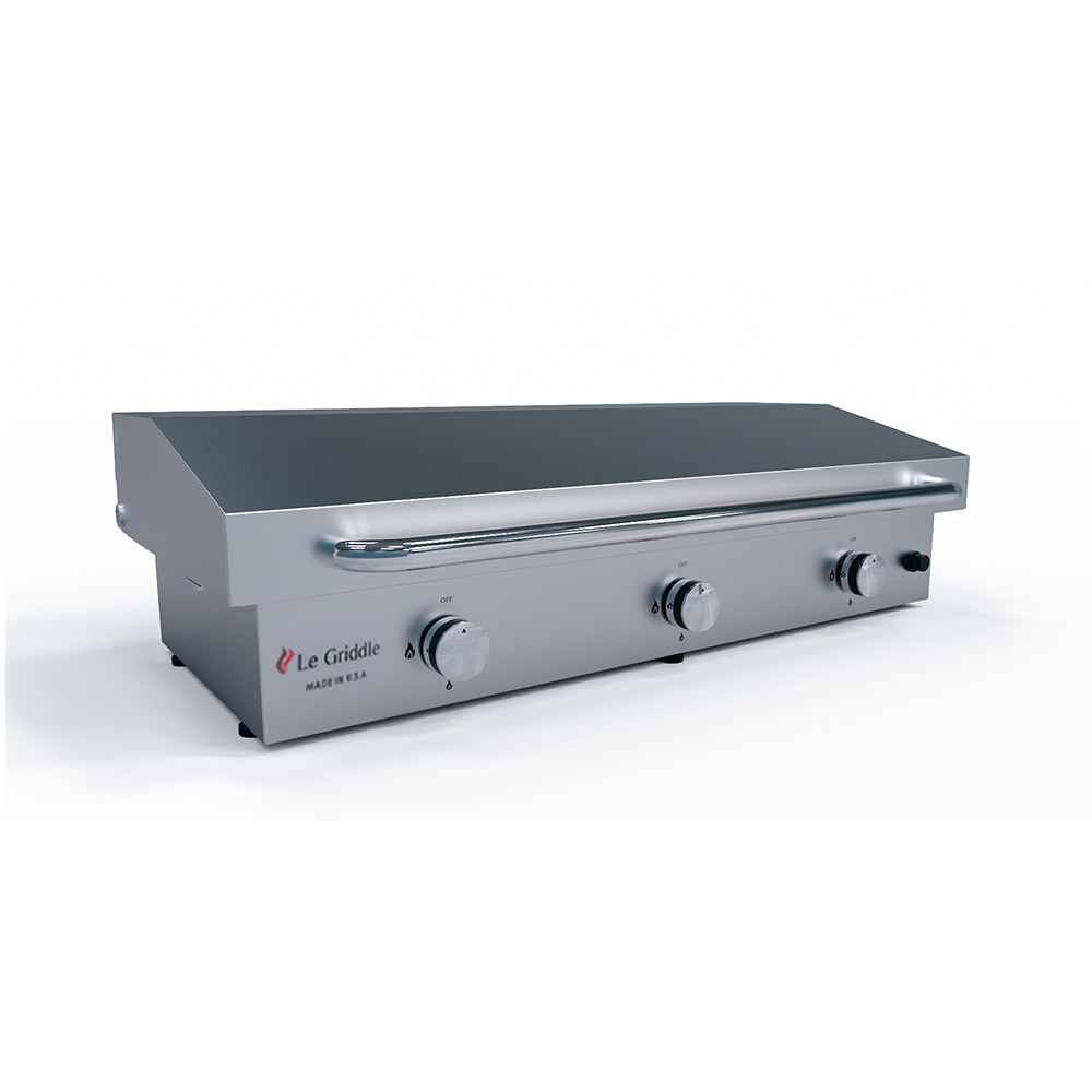 Le Griddle The Big Texan 41” Natural Gas Griddle with Lid and Even Heat Distribution System