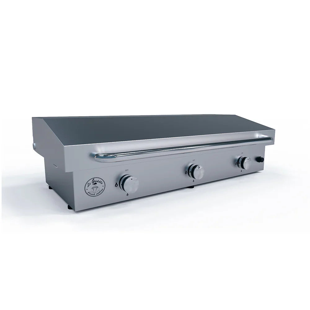 Le Griddle 41” Ultimate 3-Burner Gas Griddle –  Stainless Steel with Dual Plate System