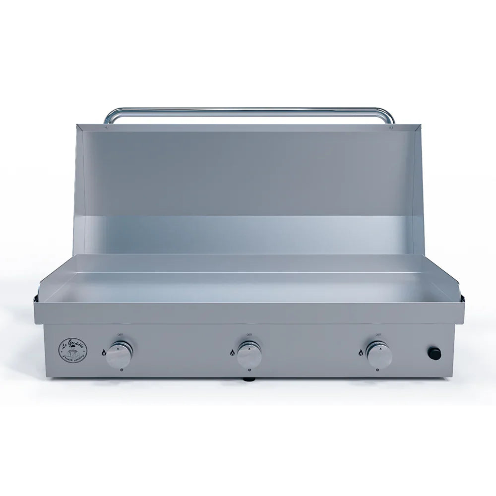 Le Griddle 41” Ultimate 3-Burner Gas Griddle –  Stainless Steel with Dual Plate System