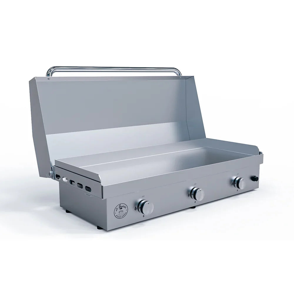 Le Griddle 41” Ultimate 3-Burner Gas Griddle –  Stainless Steel with Dual Plate System